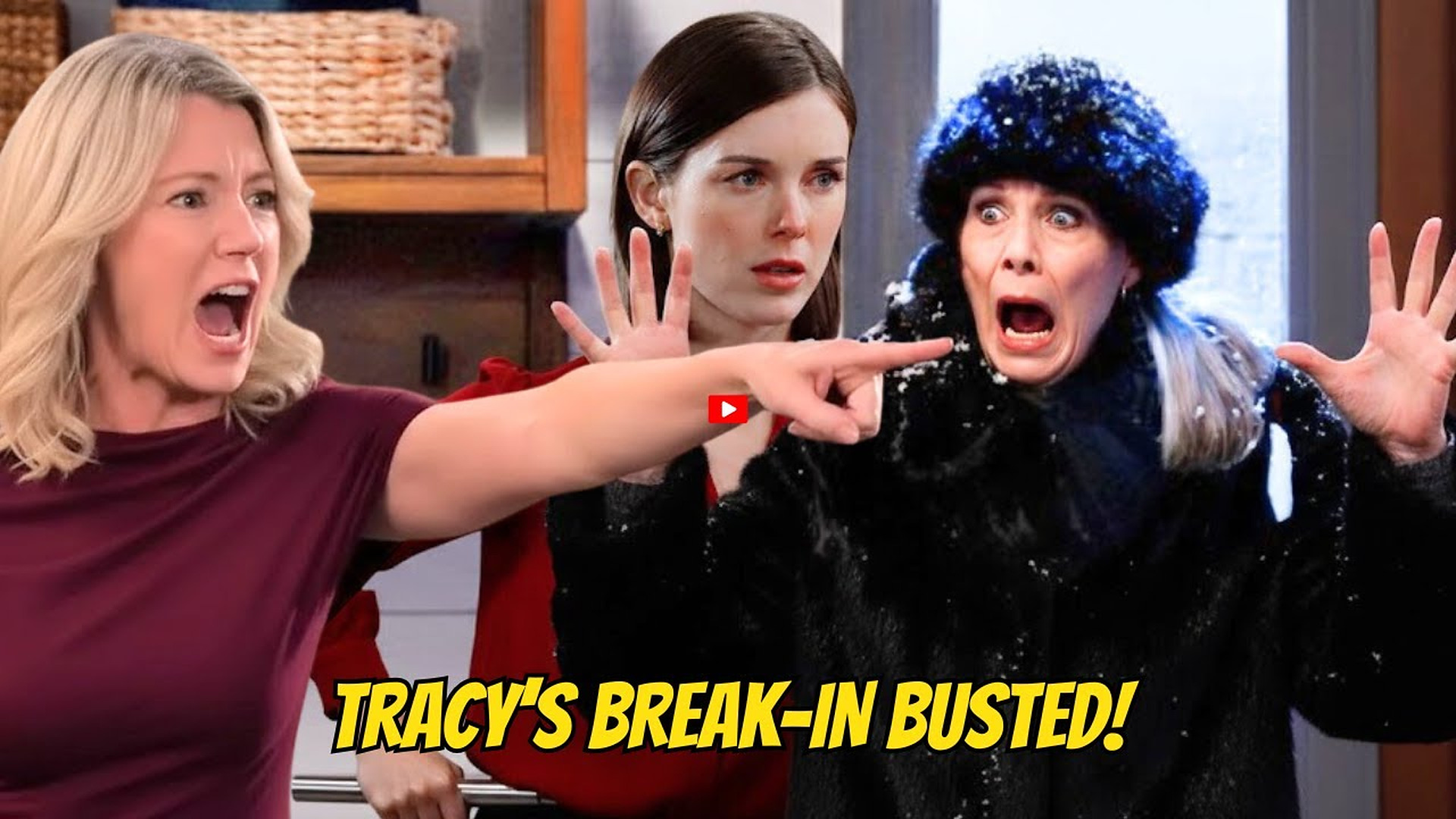 TRAPPED INSIDE — Tracy Breaks Into Drew’s House and Runs Straight Into Willow & Nina!