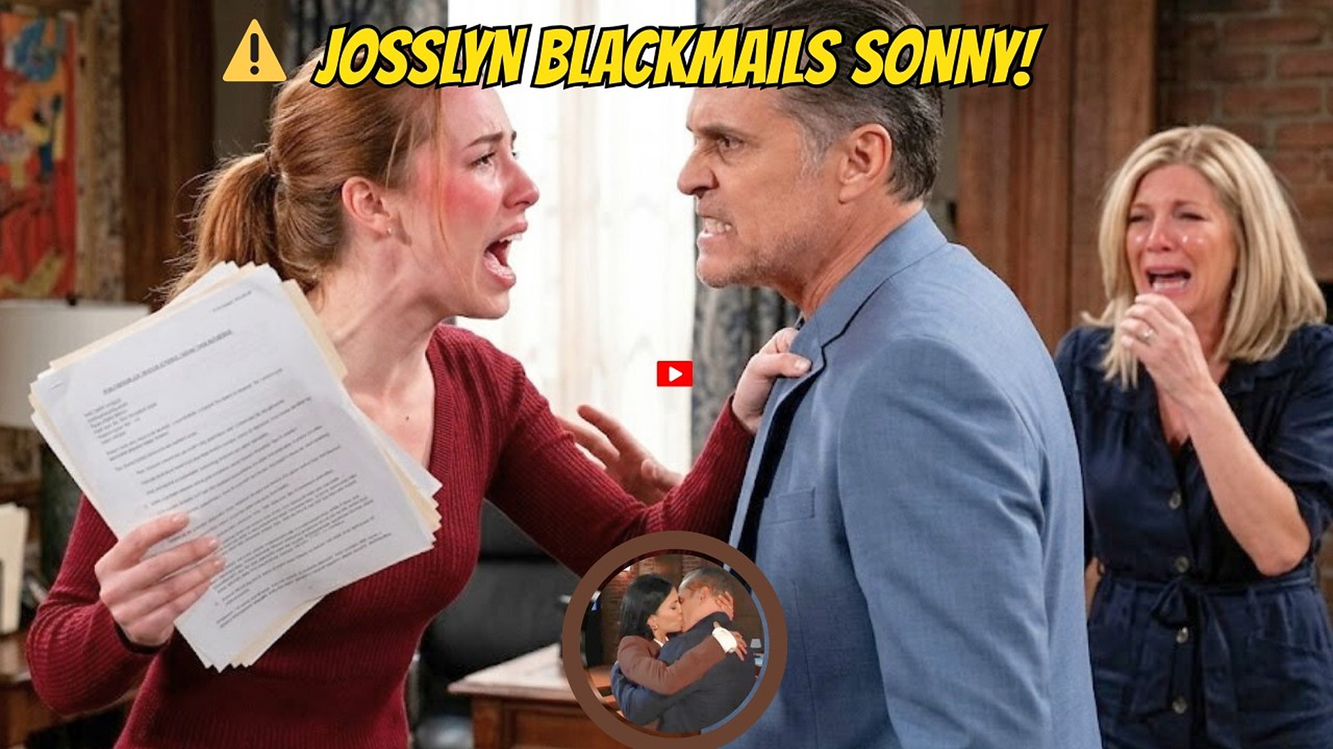 SONNY BACKED INTO A CORNER — Josslyn Drops Shocking Blackmailing Evidence!