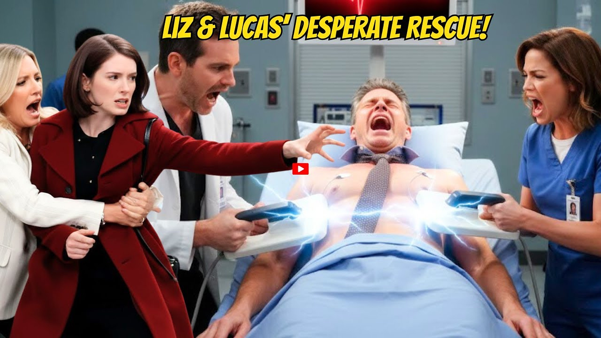 LIFE ON THE LINE — Lucas and Liz Rush to Save Drew While Willow Cries Crocodile Tears!