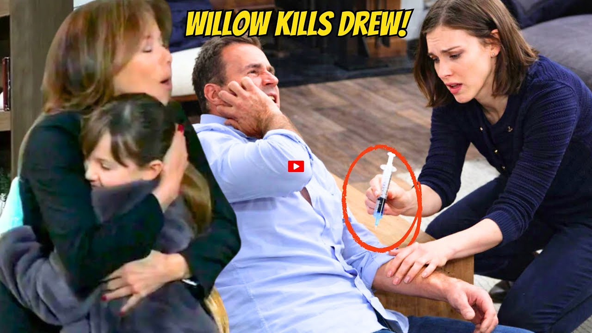 MURDER TWIST NO ONE SAW COMING — Willow Uses an Injection to Kill Drew!