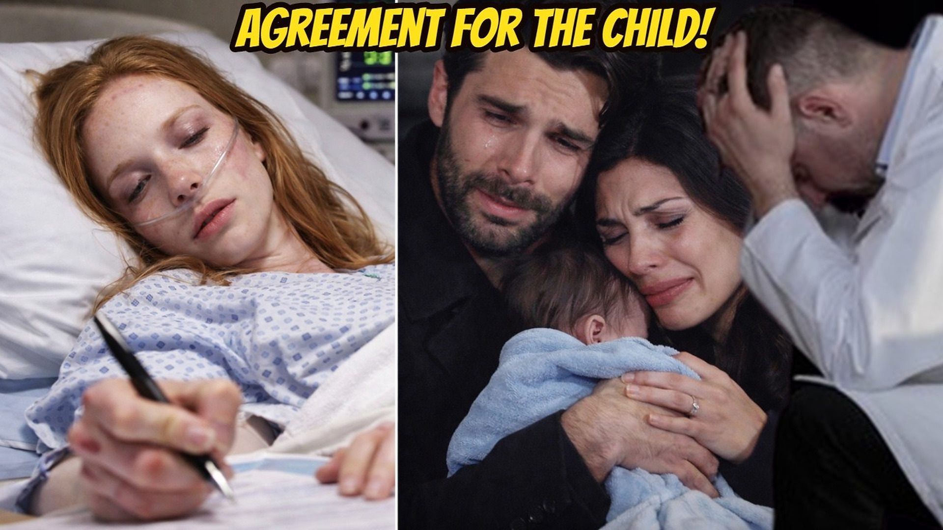 The Mother, In Labor And Dying, Signed Over Her Baby To Her Benefactor! General Hospital Spoilers