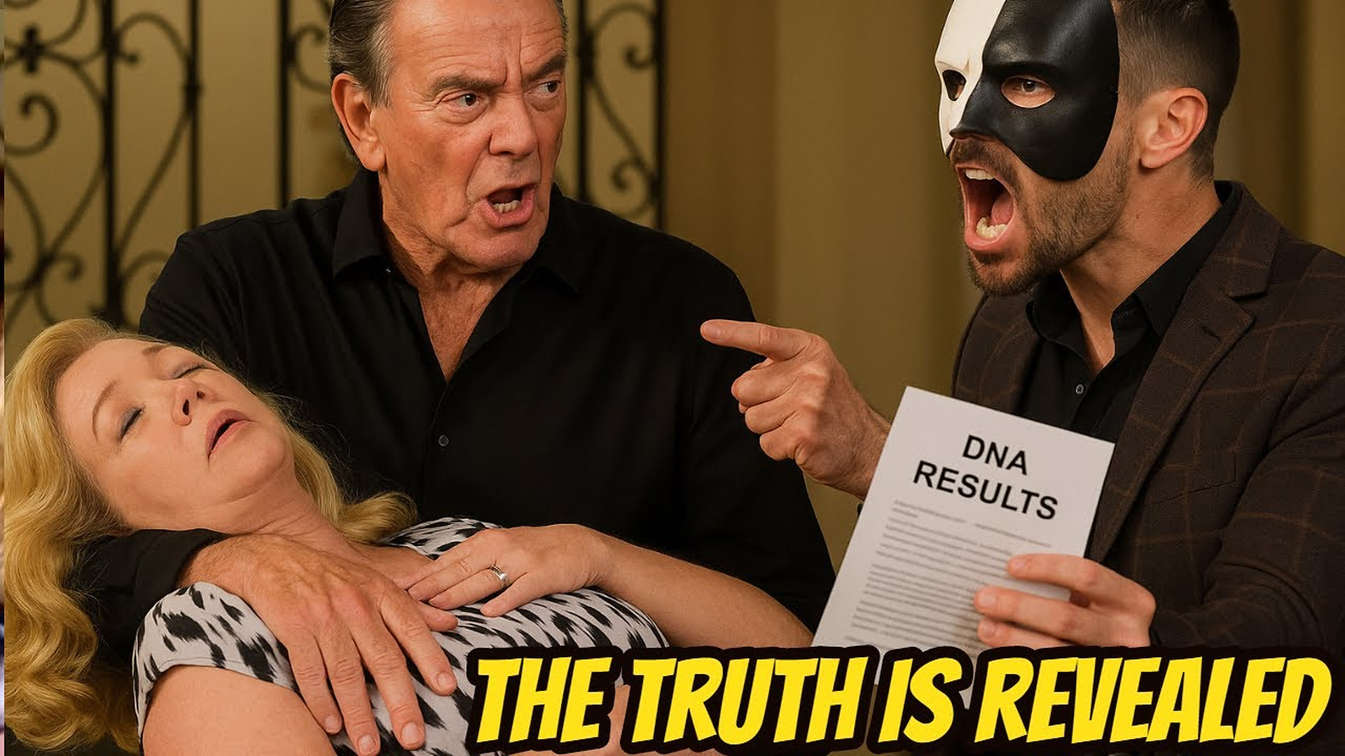 Nikki faints after masked man reveals shocking secret about Victor Young And The Restless Spoilers
