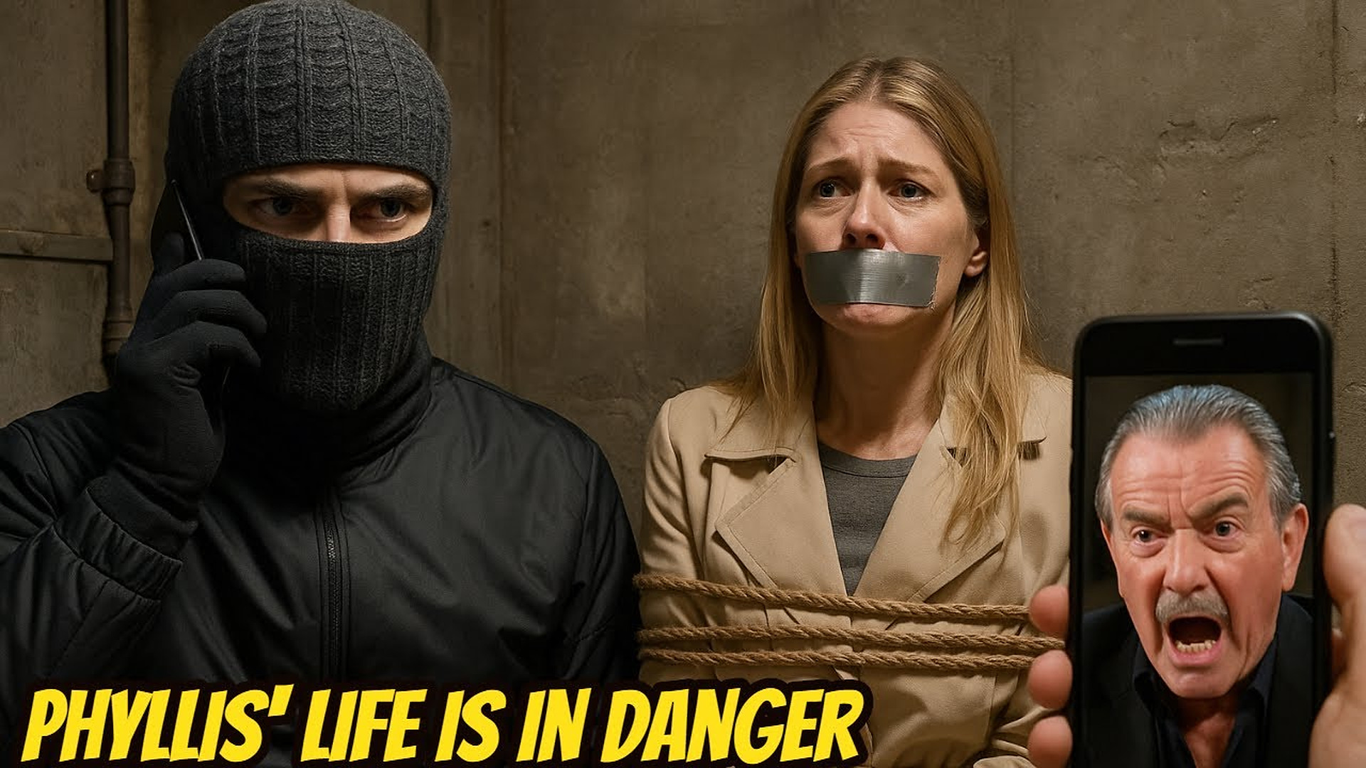 Phyllis's deal fails - Phyllis's life falls into Dumas' hands Young And The Restless Spoilers 5/15