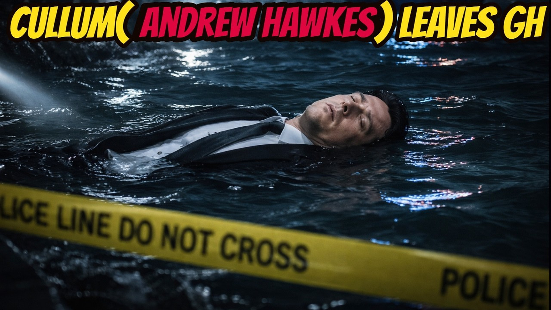 The Final EPISODE Of Cullum Is Coming Soon - WHO THREW HIM Into The Sea? General Hospital Spoilers