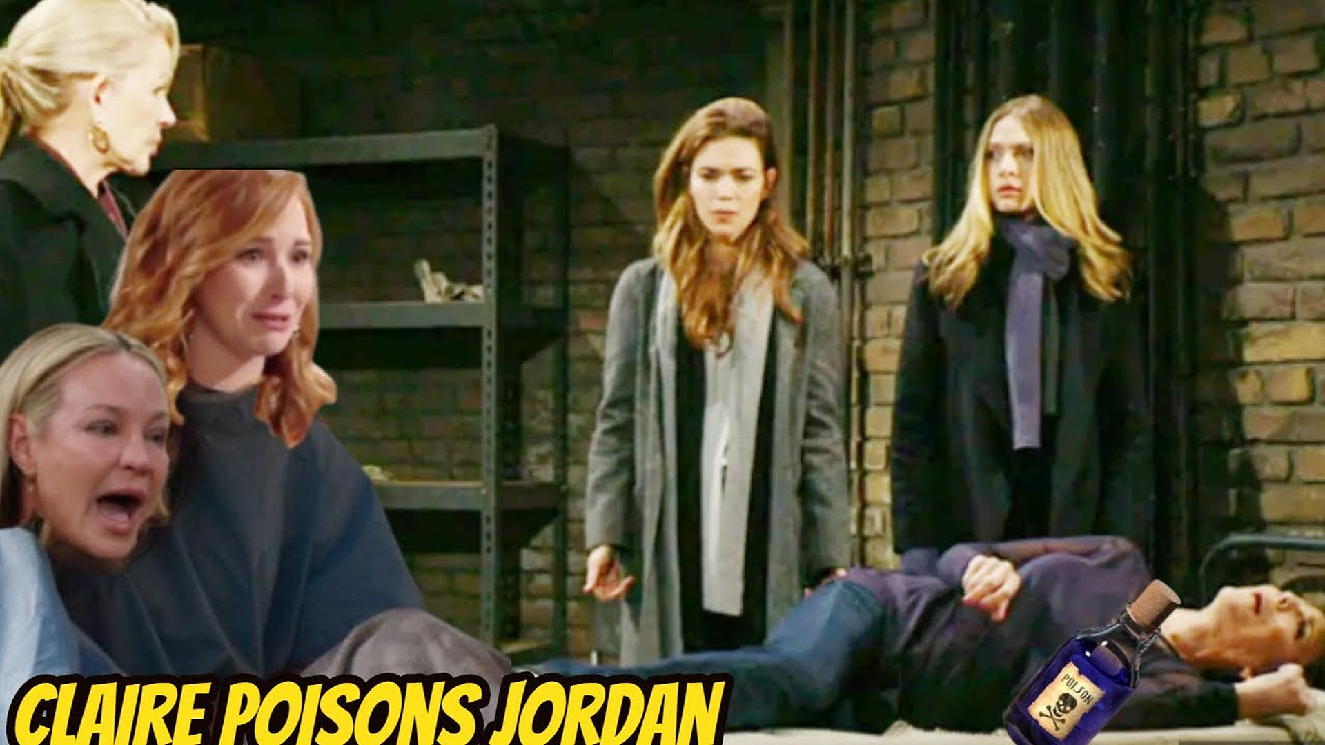 Young and the Restless Full Episode Friday, January 24 | Claire poisons Jordan, rescuing Sharon