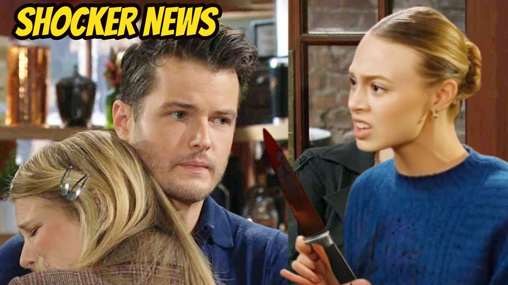 Claire suddenly attacks Summer with a knife when she sees Summer hugging Kyle Y&R Spoilers