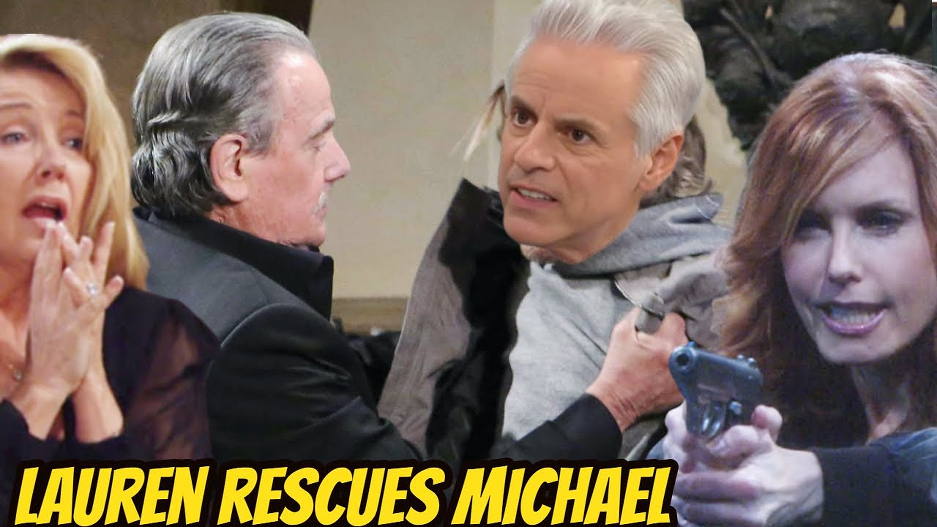 Michael's Betrayal Faces Victor's Madness - Lauren Rescues Michael Young And The Restless Spoilers