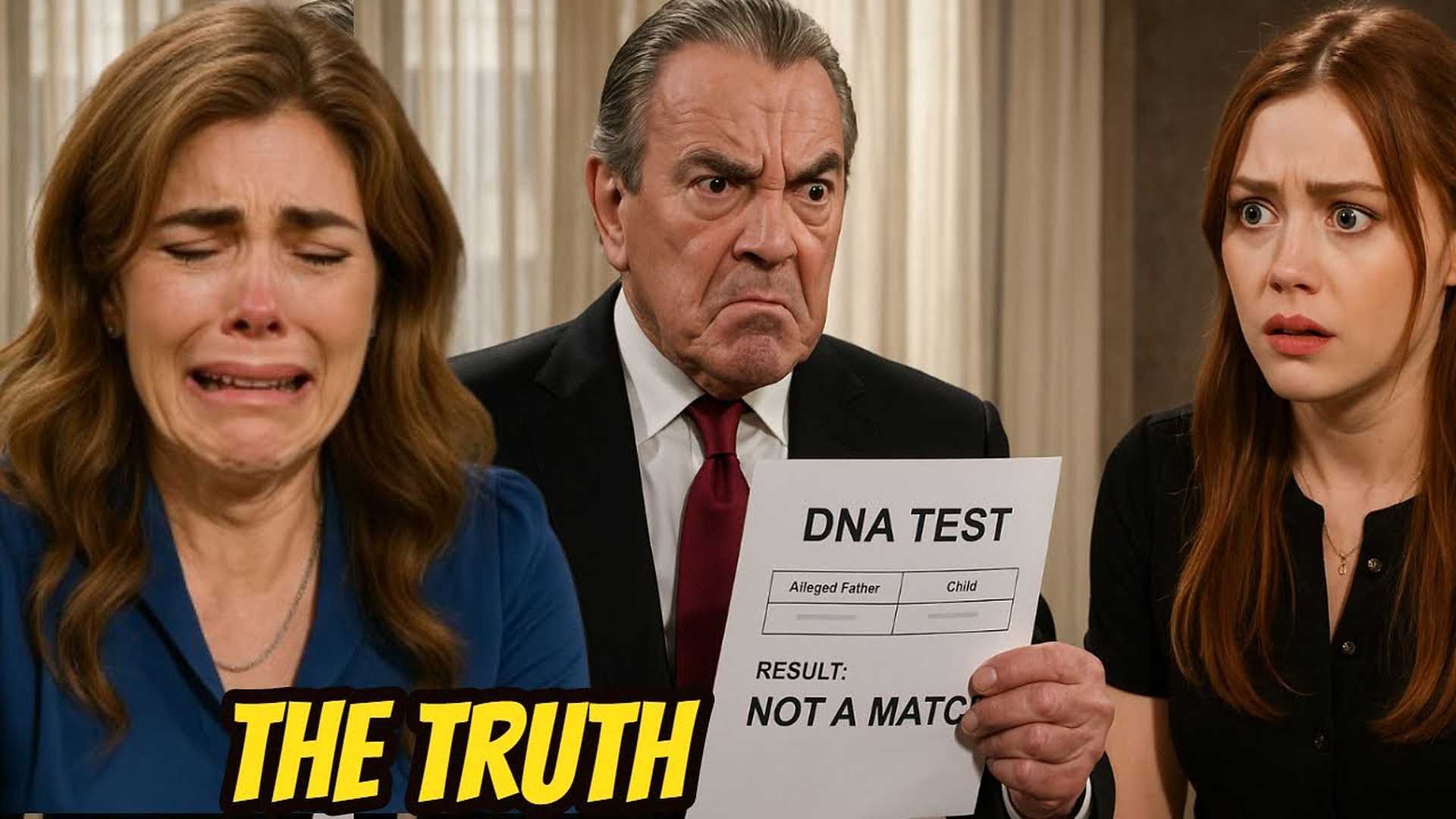 Victor reveals to Victoria that he has known along that Claire's not his bio daughter Y&R Spoilers