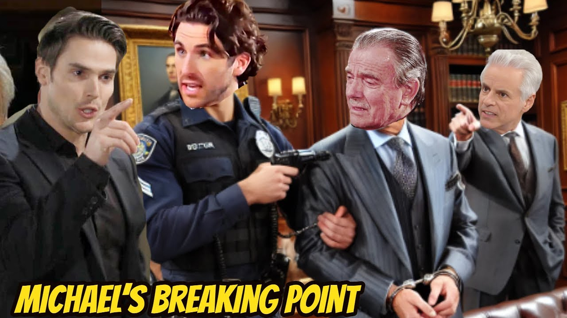 Michael's bold decision combined with Adam's to turn Victor's back Young And The Restless Spoilers