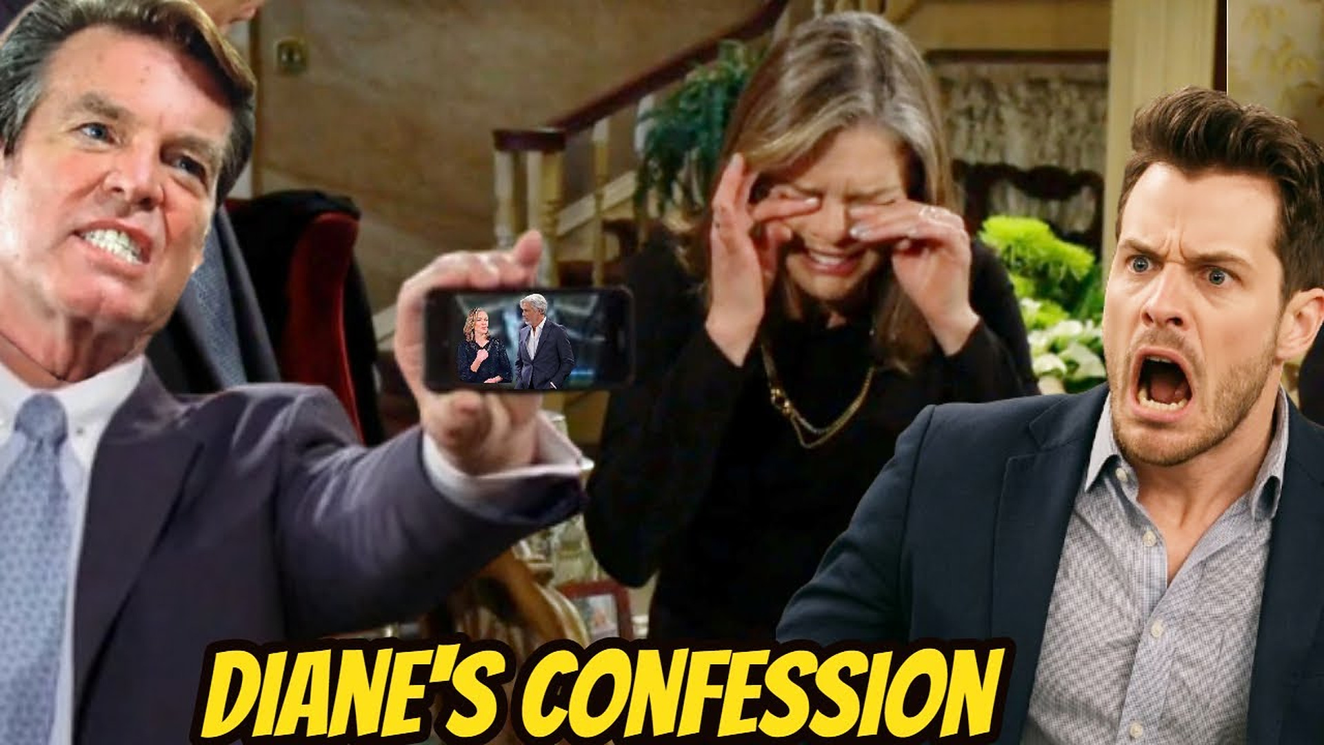 The recorded images are evidence that Diane cannot deny her crime Young And The Restless Spoilers