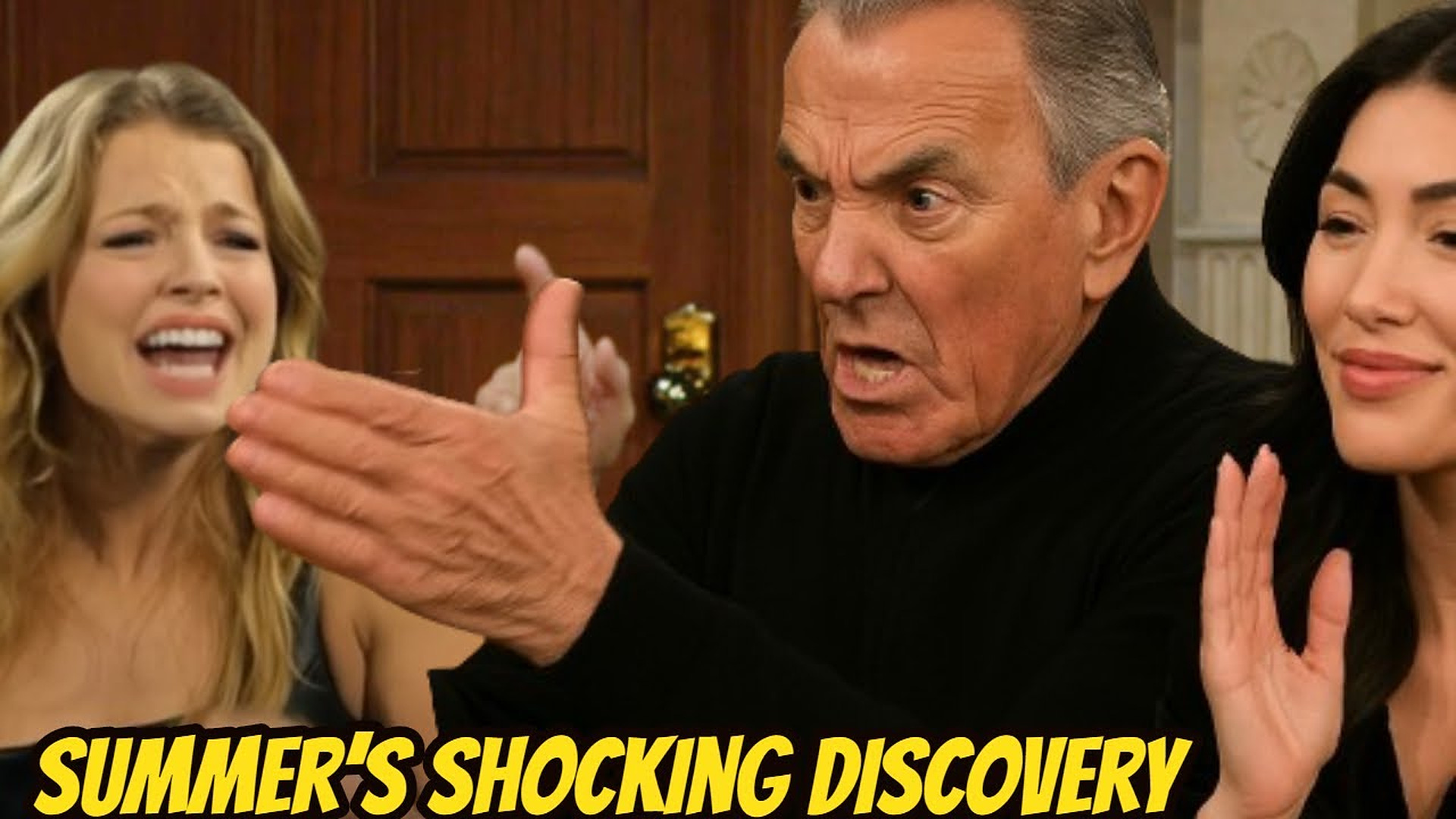 Victor slaps Summer when he finds out she overheard his secret with Audra Y&R Spoilers
