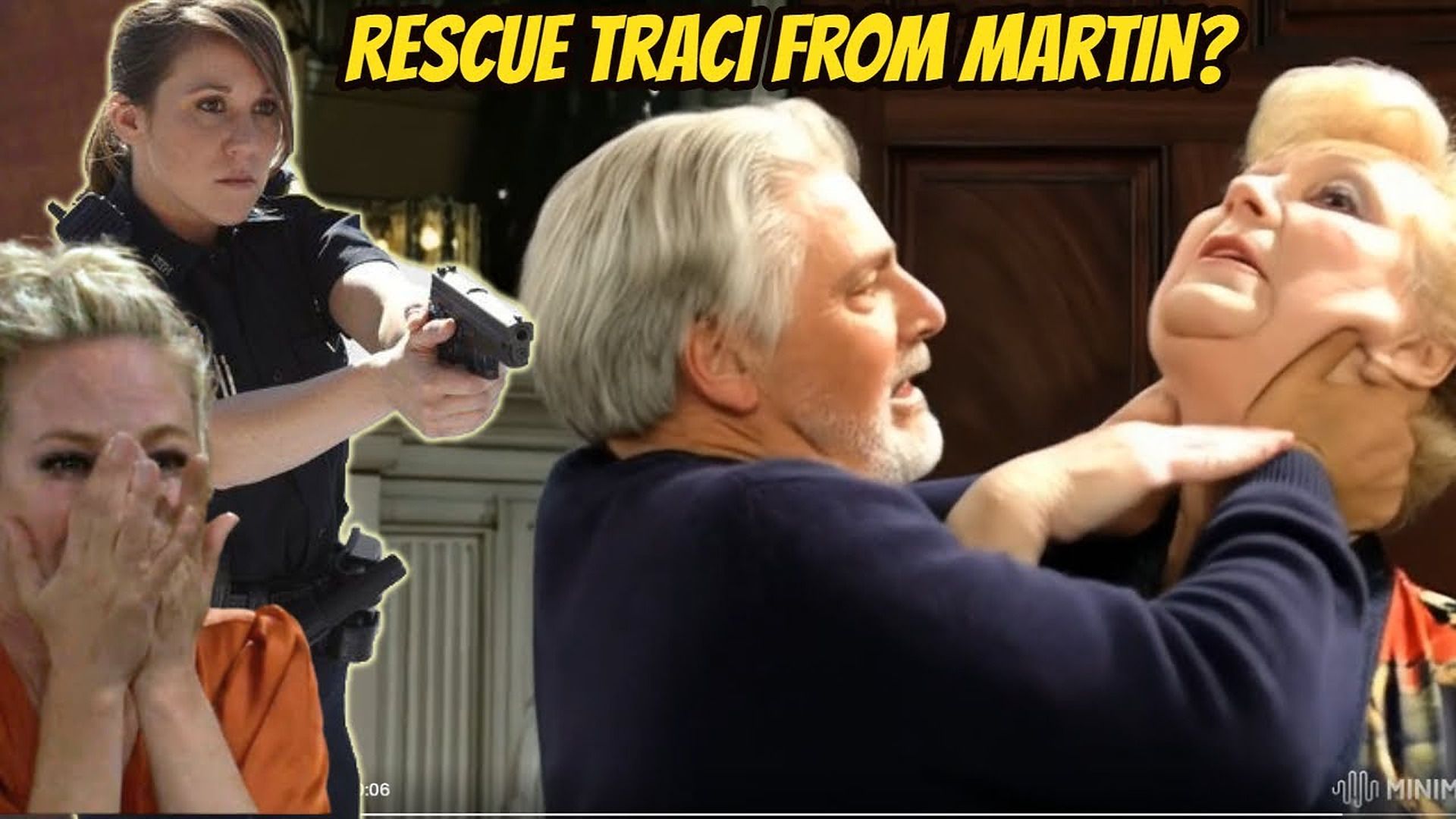 Sharon and Phyllis rescue Traci - Traci's life falls into Martin's hands Y&R Spoilers Next Week