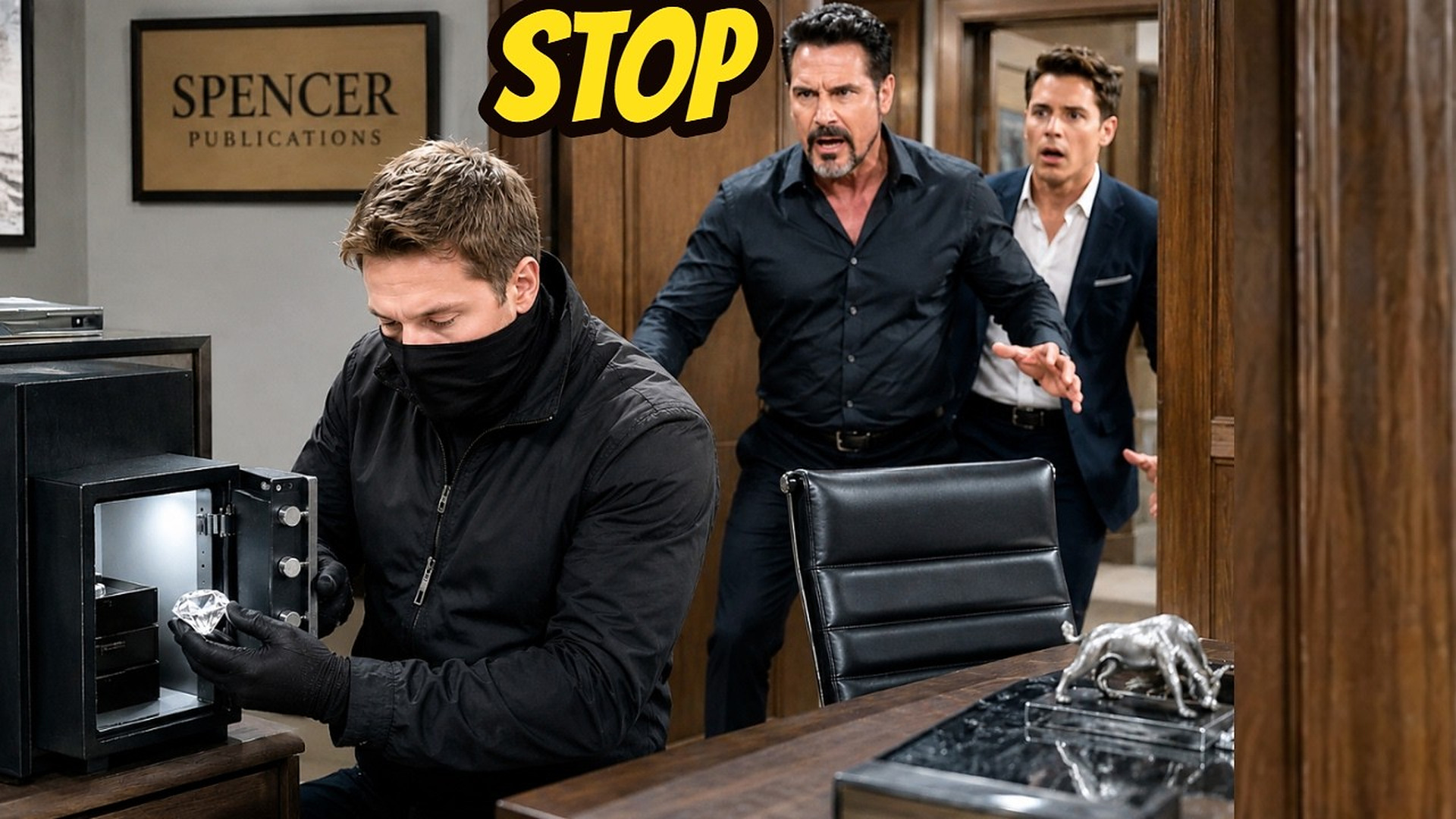 Will was caught sneaking into Bill's room to steal the diamond for Electra B&B Spoilers