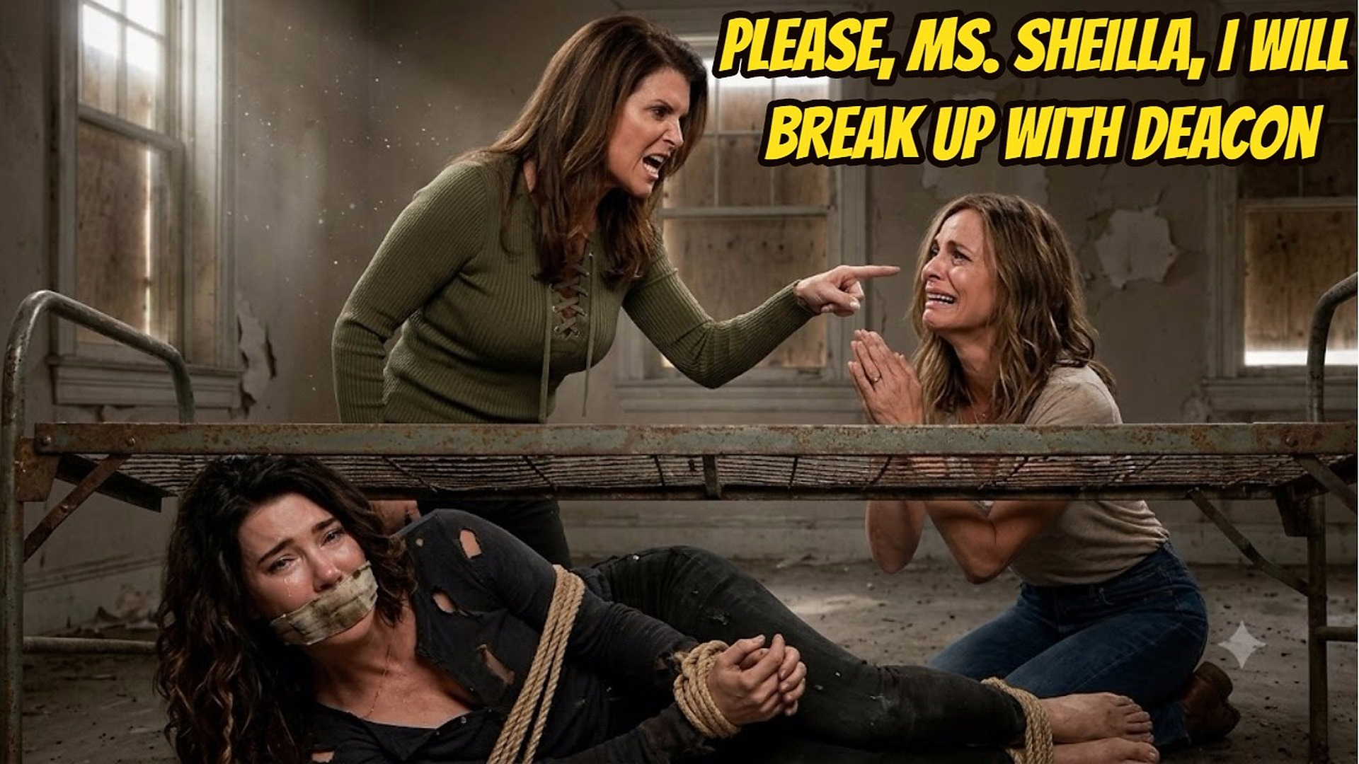 Sheila kidnaps Steffy to force Taylor to break up with Deacon The Bold and The Beautiful Spoilers