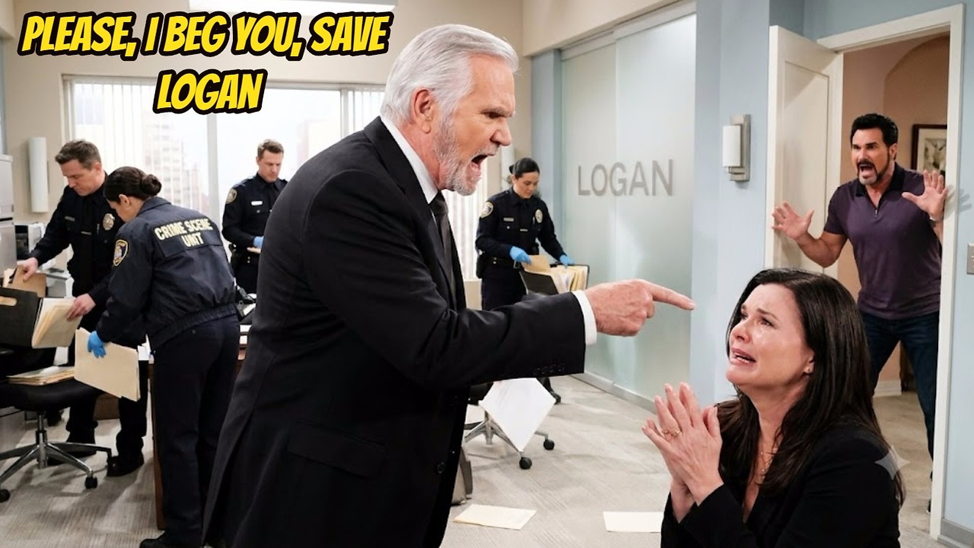 Eric presented evidence of wrongdoing that put Logan at risk of closure The Bold and The Beautiful