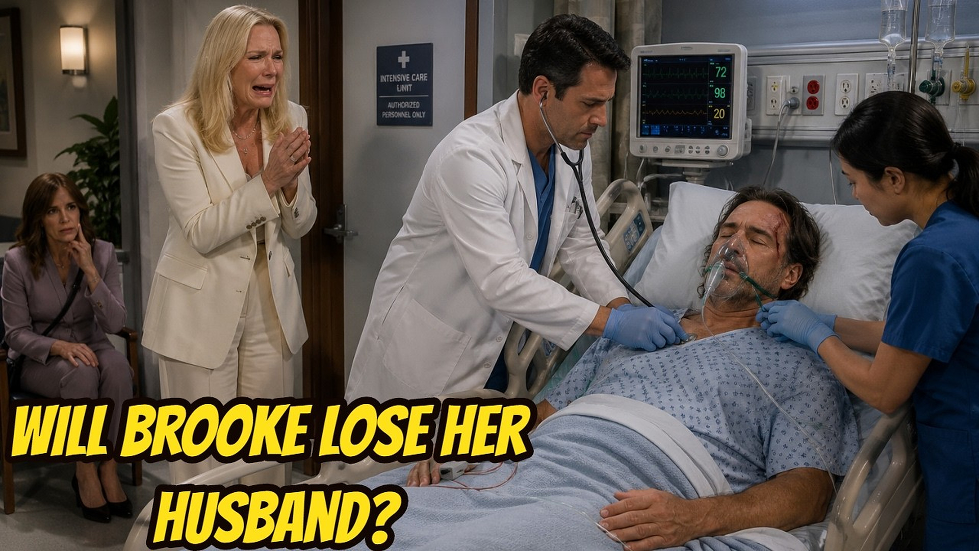 Ridge was seriously injured in the car accident; will Brooke lose her husband?  B&B Spoilers