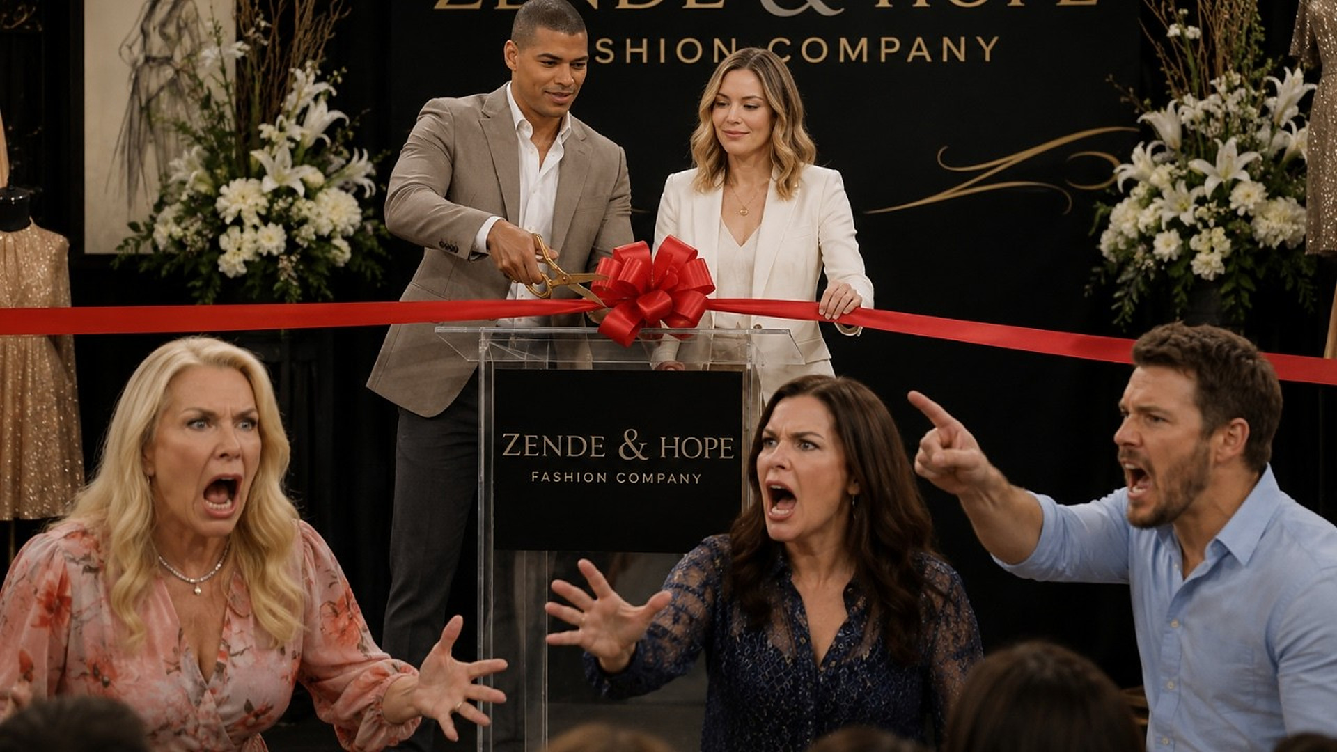 Hope decided to leave Logan and develop her own company with Zende despite Liam's threats B&B
