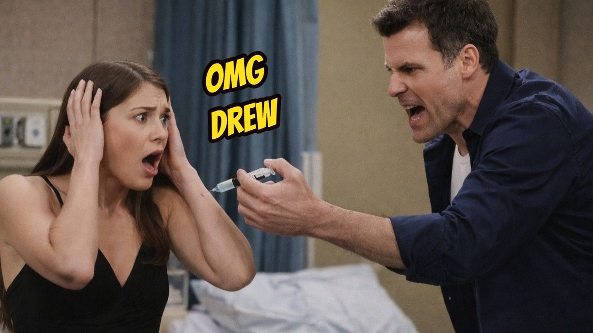 Drew Suddenly Stood Up, Grabbed The Syringe, And Attacked Willow. General Hospital Spoilers
