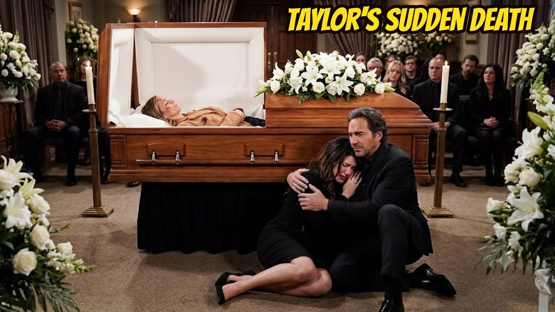 Taylor's unexpected death ended the feud between Logan and Forester, Sheila officially took action