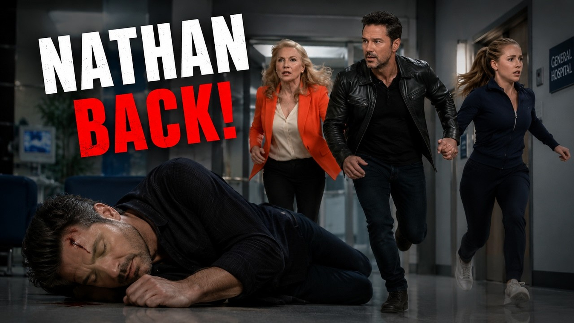 The real Nathan appears, knocks Cassius unconscious to save Liesl and Joss General Hospital Spoilers