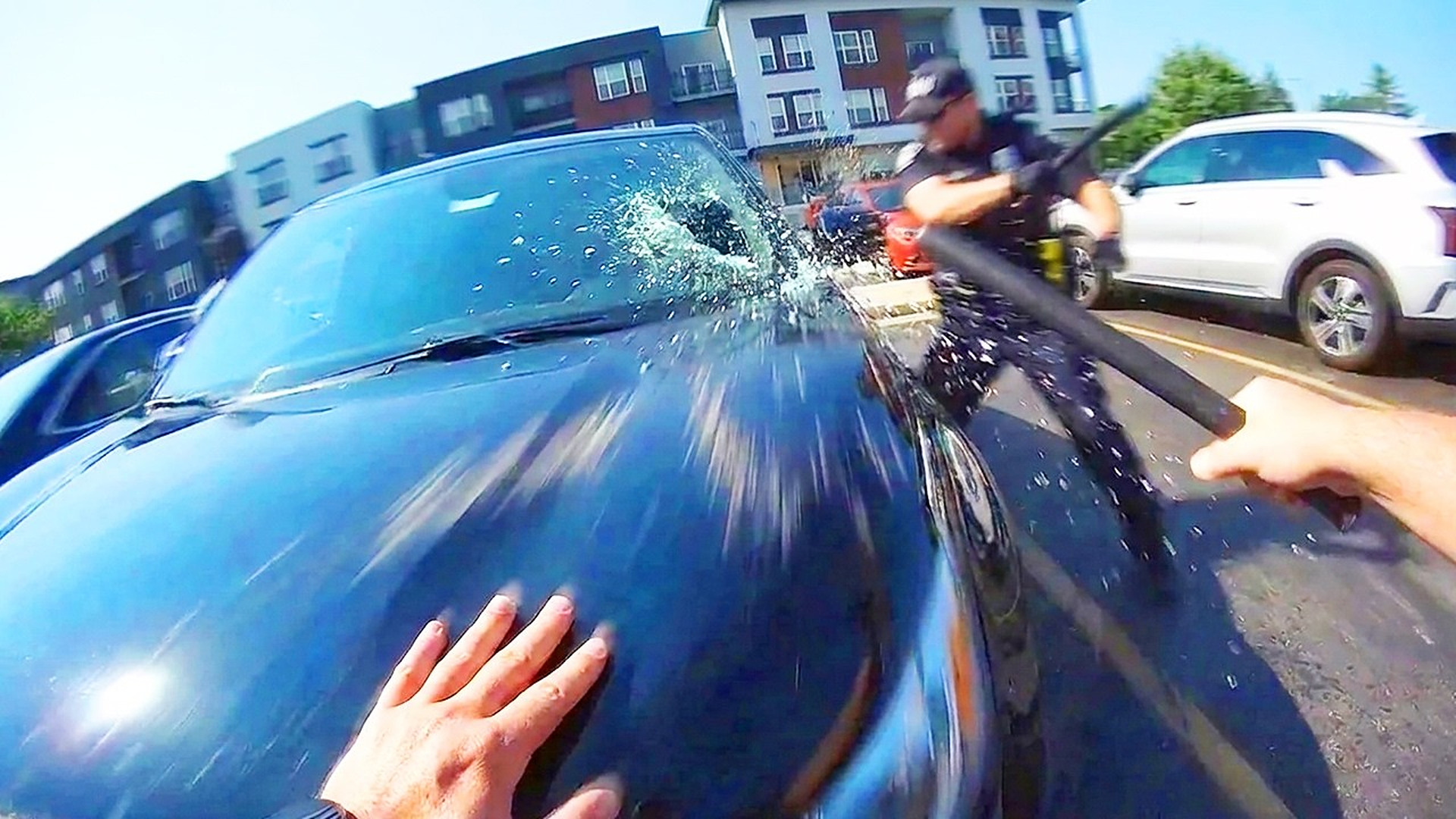 She Hit the Gas With a Cop Standing in Front