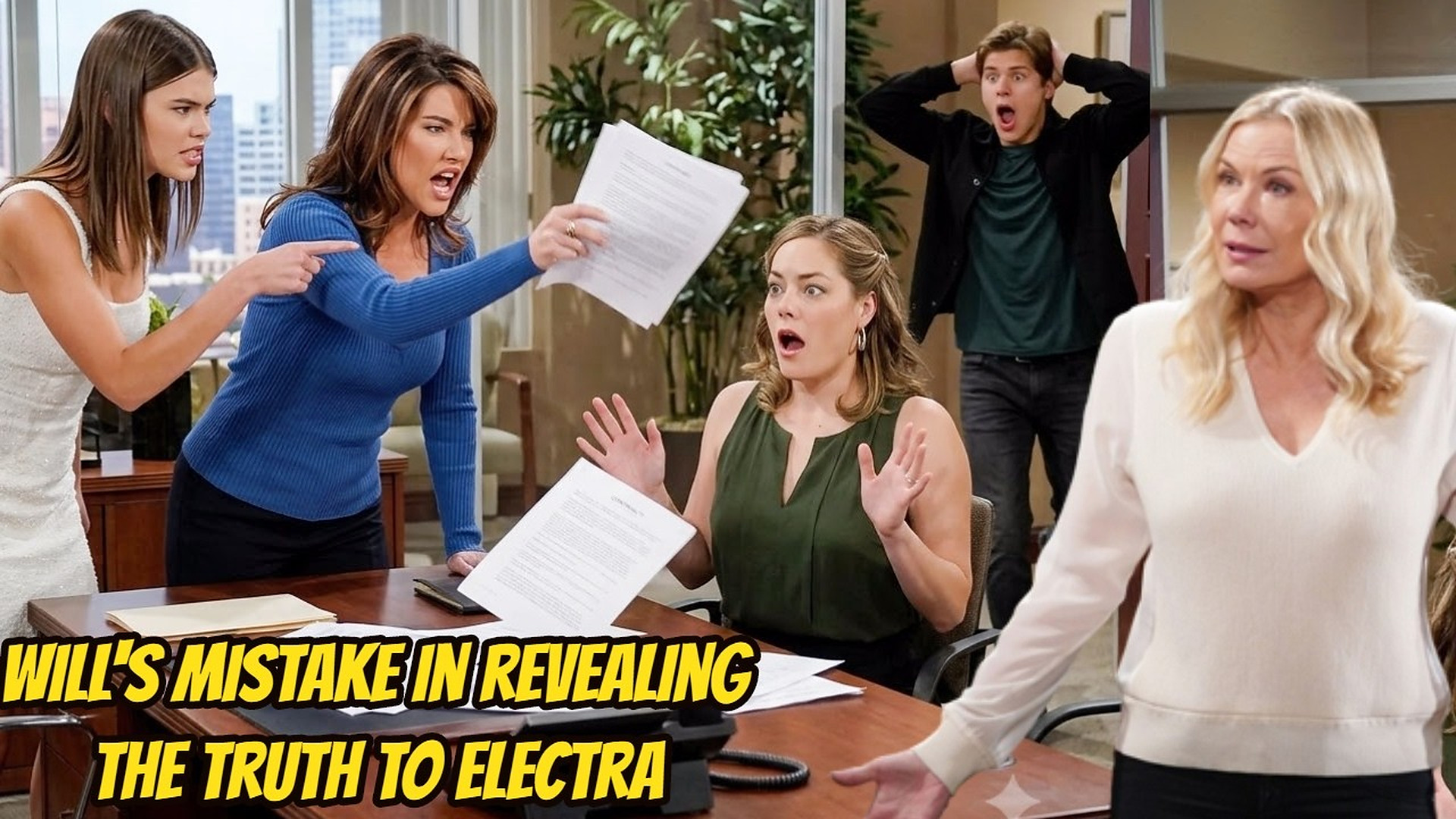 Hope joined Logan's team? Electra shouted when she learned the truth from Will B&B Spoilers