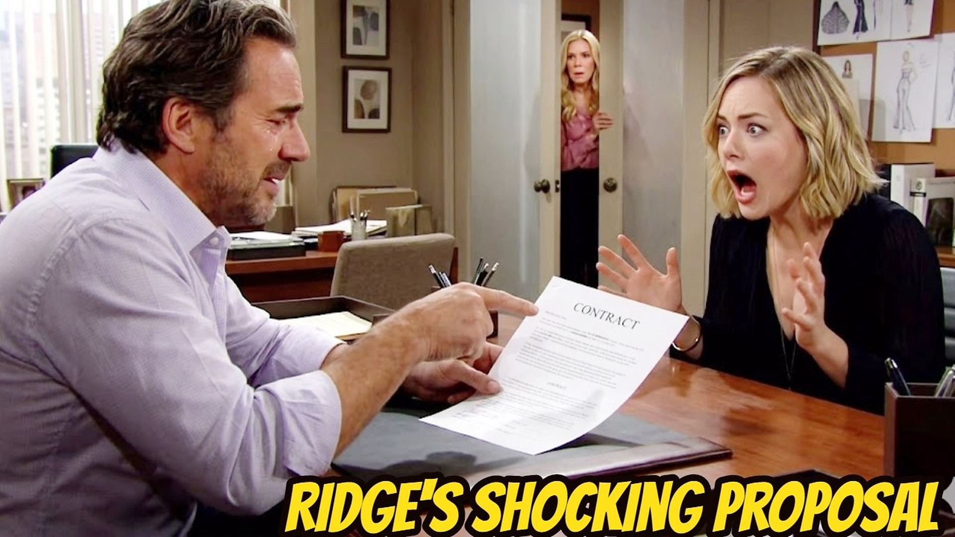 Ridge said six words that shocked Hope, making her want to leave Logan immediately B&B Spoilers
