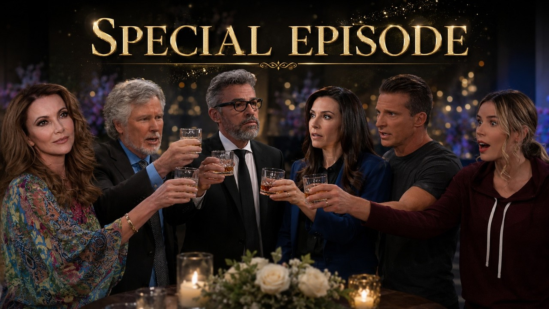 Quite A Lot Of Emotions - 9 Characters At The GH Episode 16,000 Anniversary Party? GH Spoilers