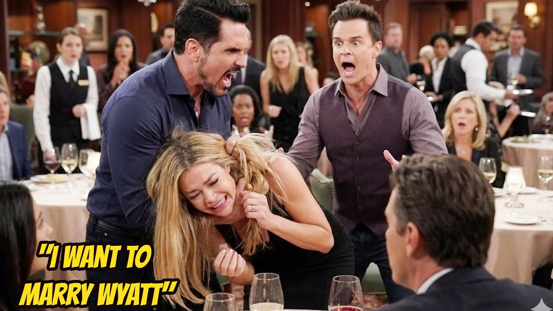 Shauna's shocking marriage proposal to Wyatt was met with strong opposition from Bill B&B Spoilers