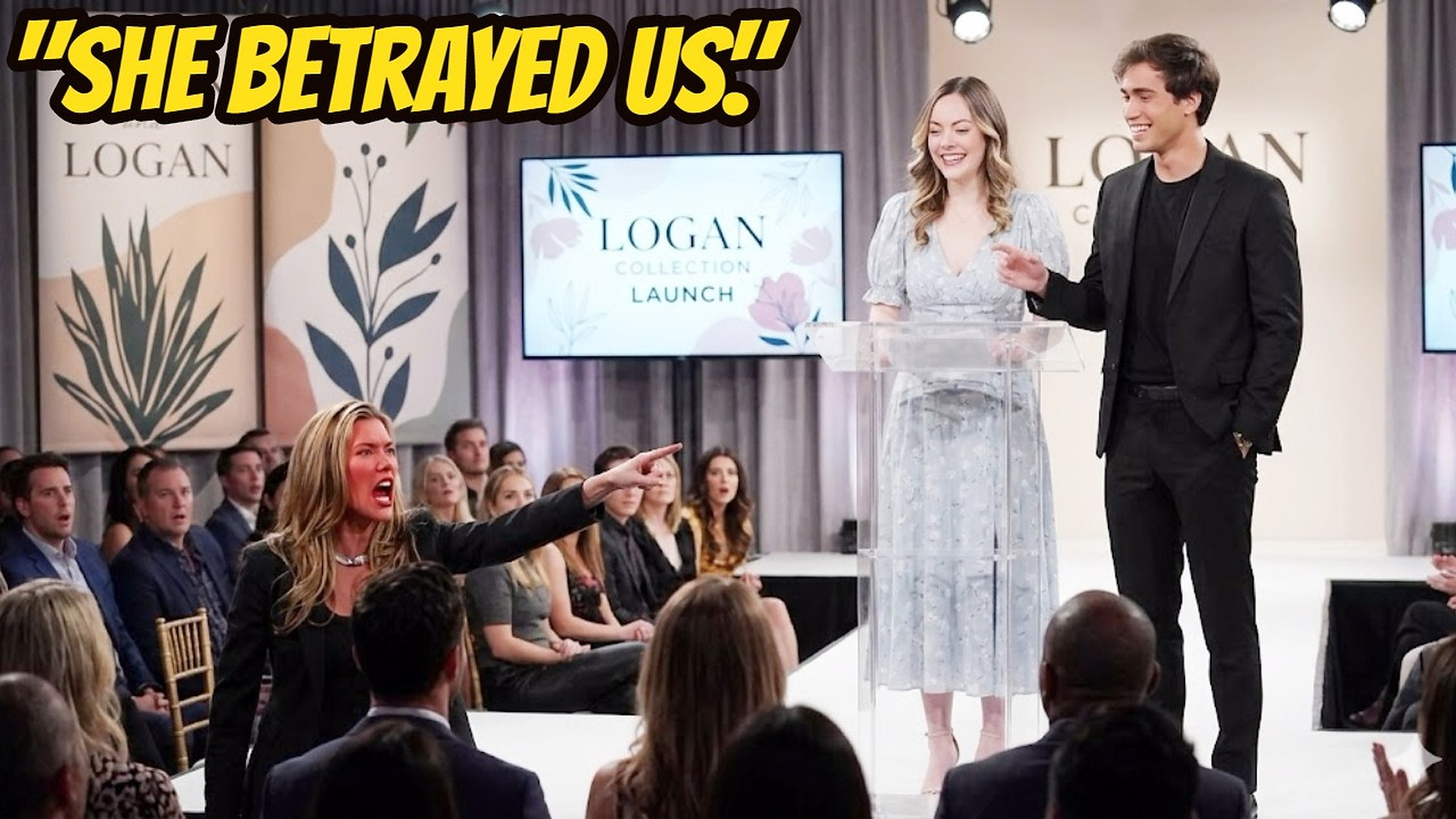 Hope's proud betrayal of the Logan empire alongside Deke The Bold and the Beautiful Spoilers