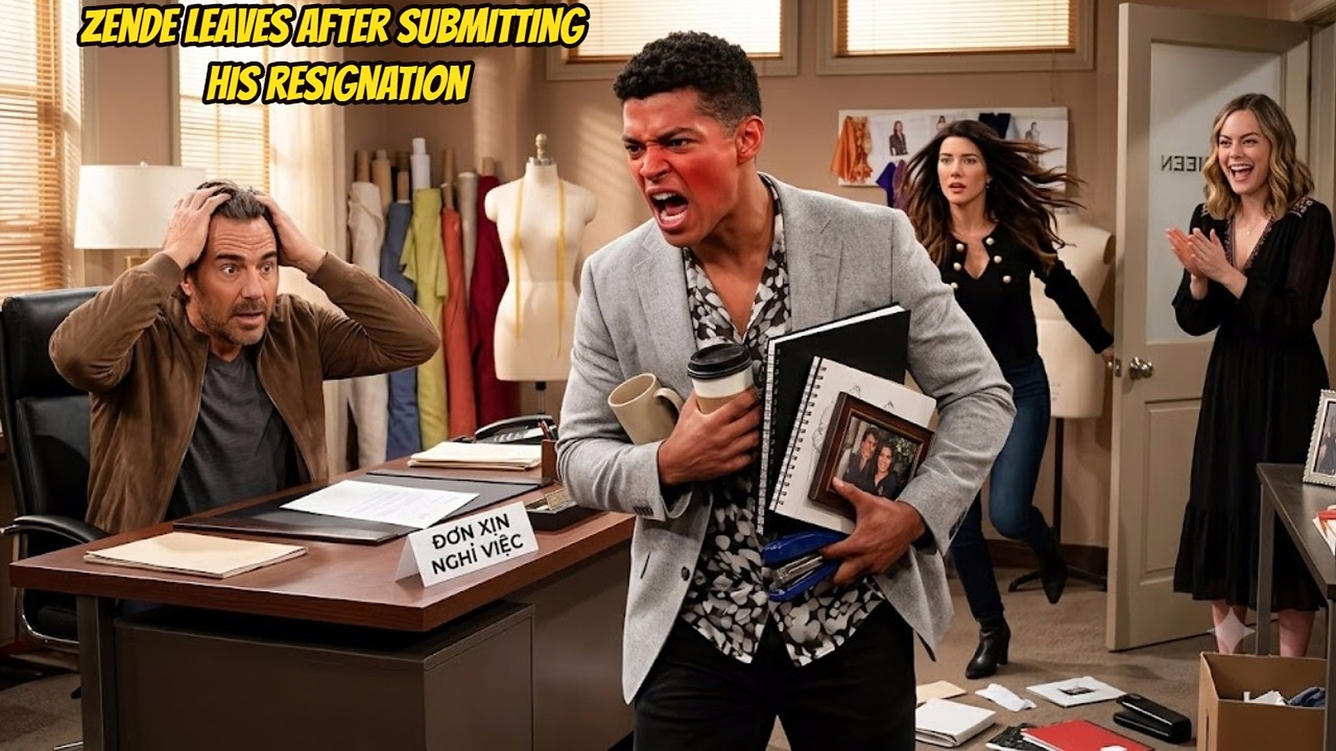 Zende leaves after submitting his resignation: Forrester Creations loses a genius B&B Spoilers