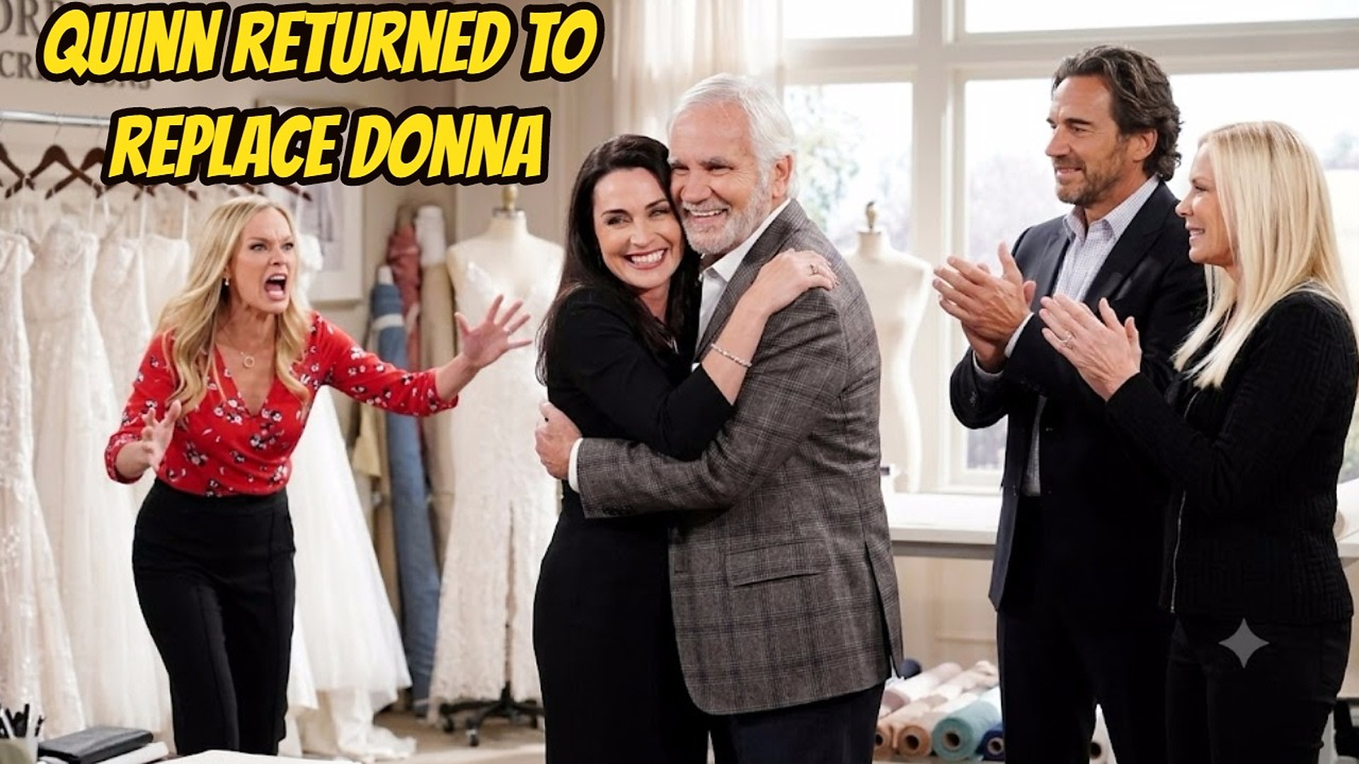 Quinn returned to replace Donna after Eric filed for divorce and kicked her out of the house B&B