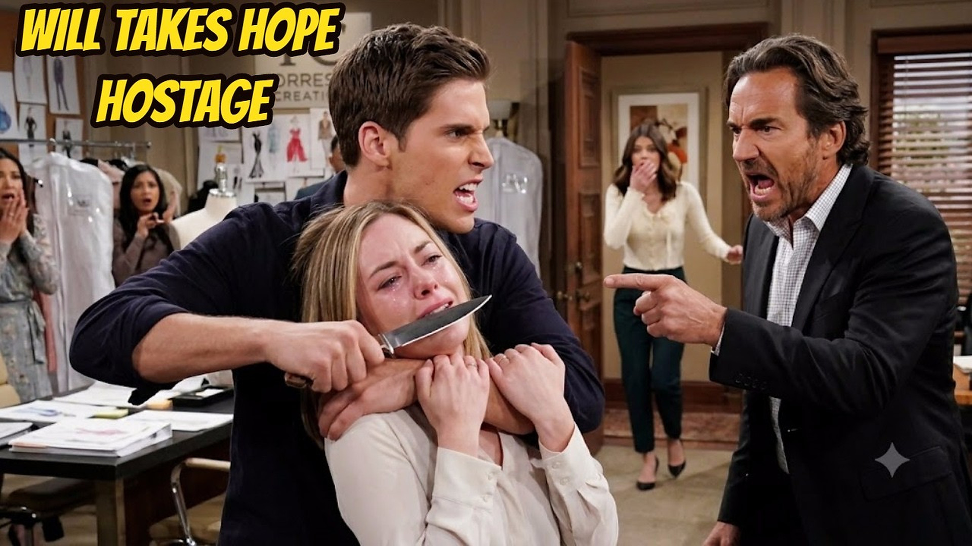 Will takes Hope hostage to force Ridge to release Electra The Bold and The Beautiful Spoilers