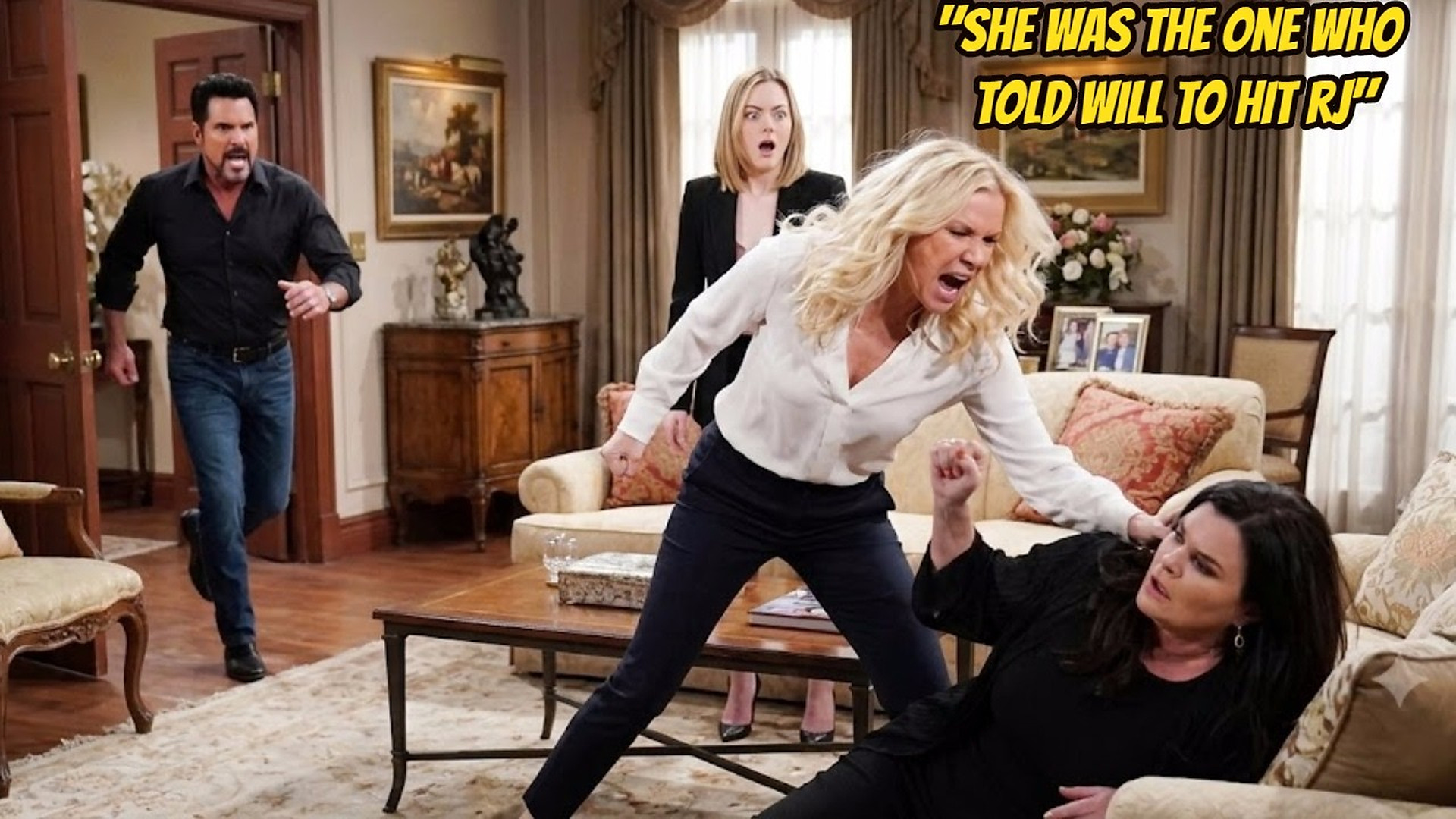 Brooke went berserk and attacked Katie after learning that RJ was injured because of Will B&B