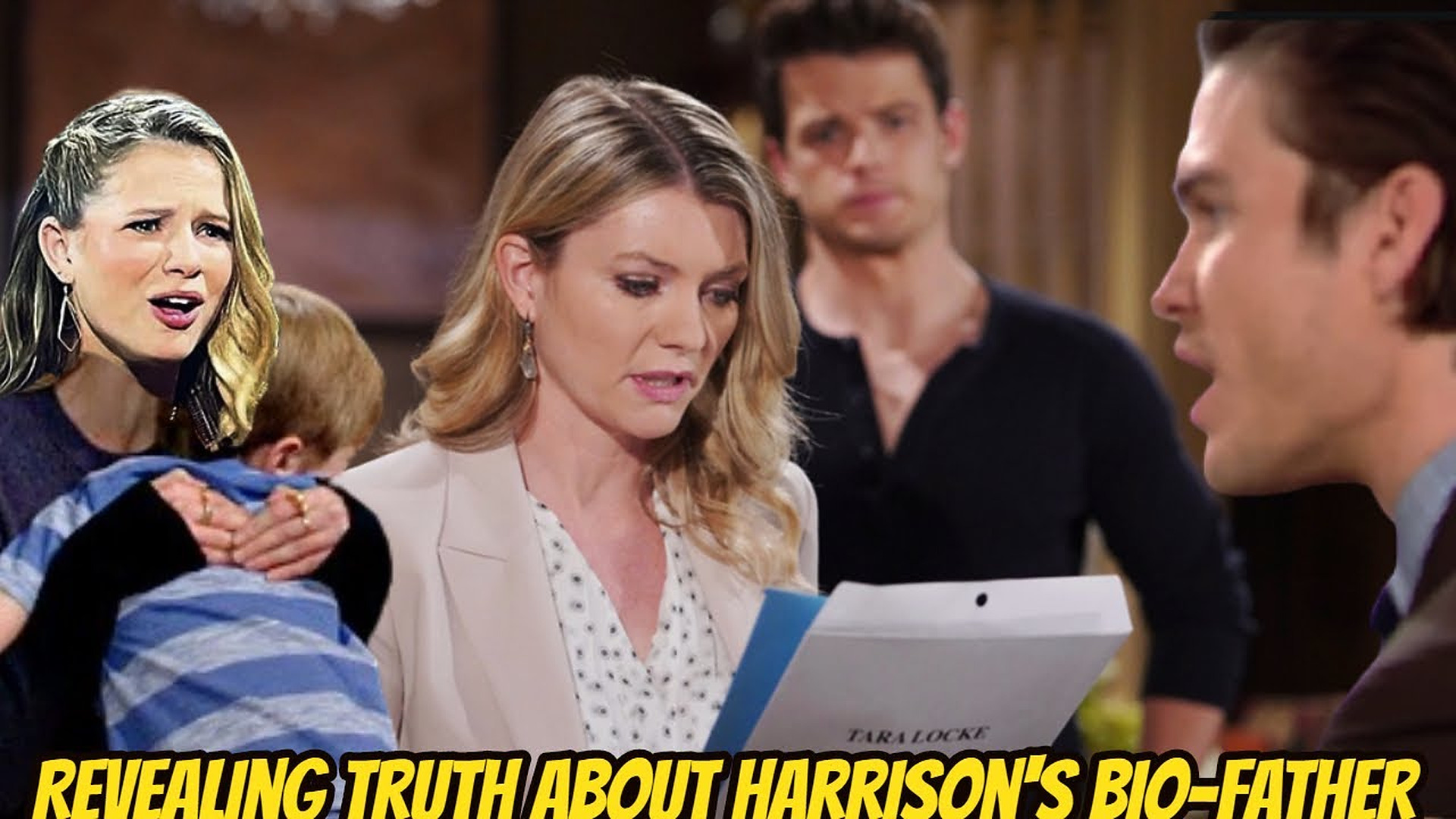 Tara reveals the truth that Harrison's biological father is not Kyle but Theo Y&R Spoilers