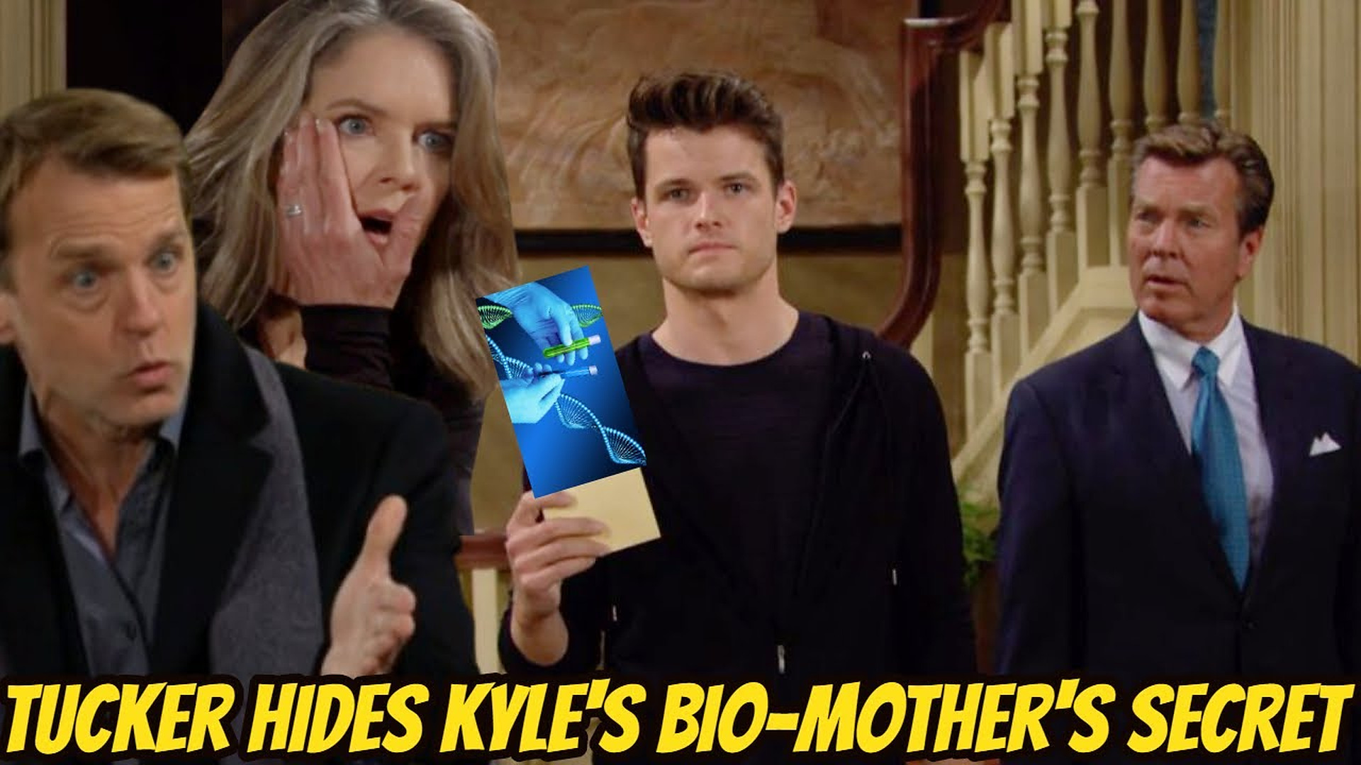 Tucker helps Diane hide the secret about Kyle's biological mother Young And The Restless Spoilers