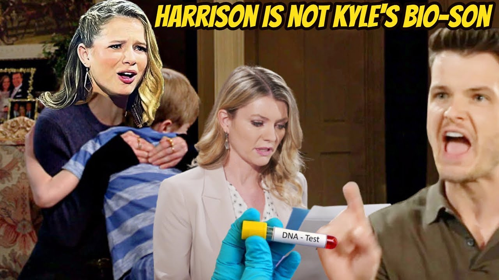 Tara reveals the secret that Harrison's bio-father is not Kyle Young And The Restless Spoilers