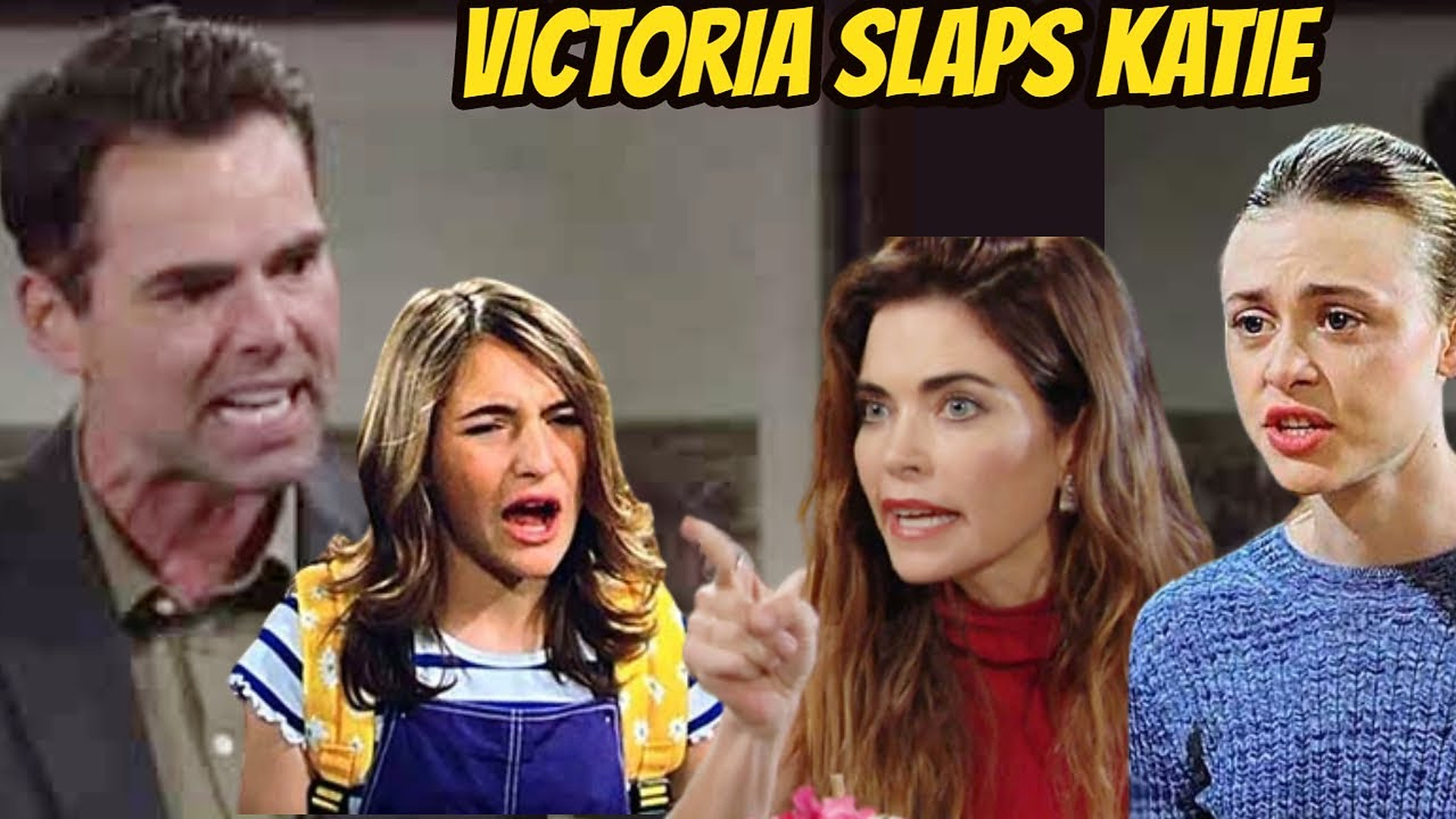 Victoria's sudden slap hurts Katie, Billy gets angry against Victoria Young And Restless Spoilers