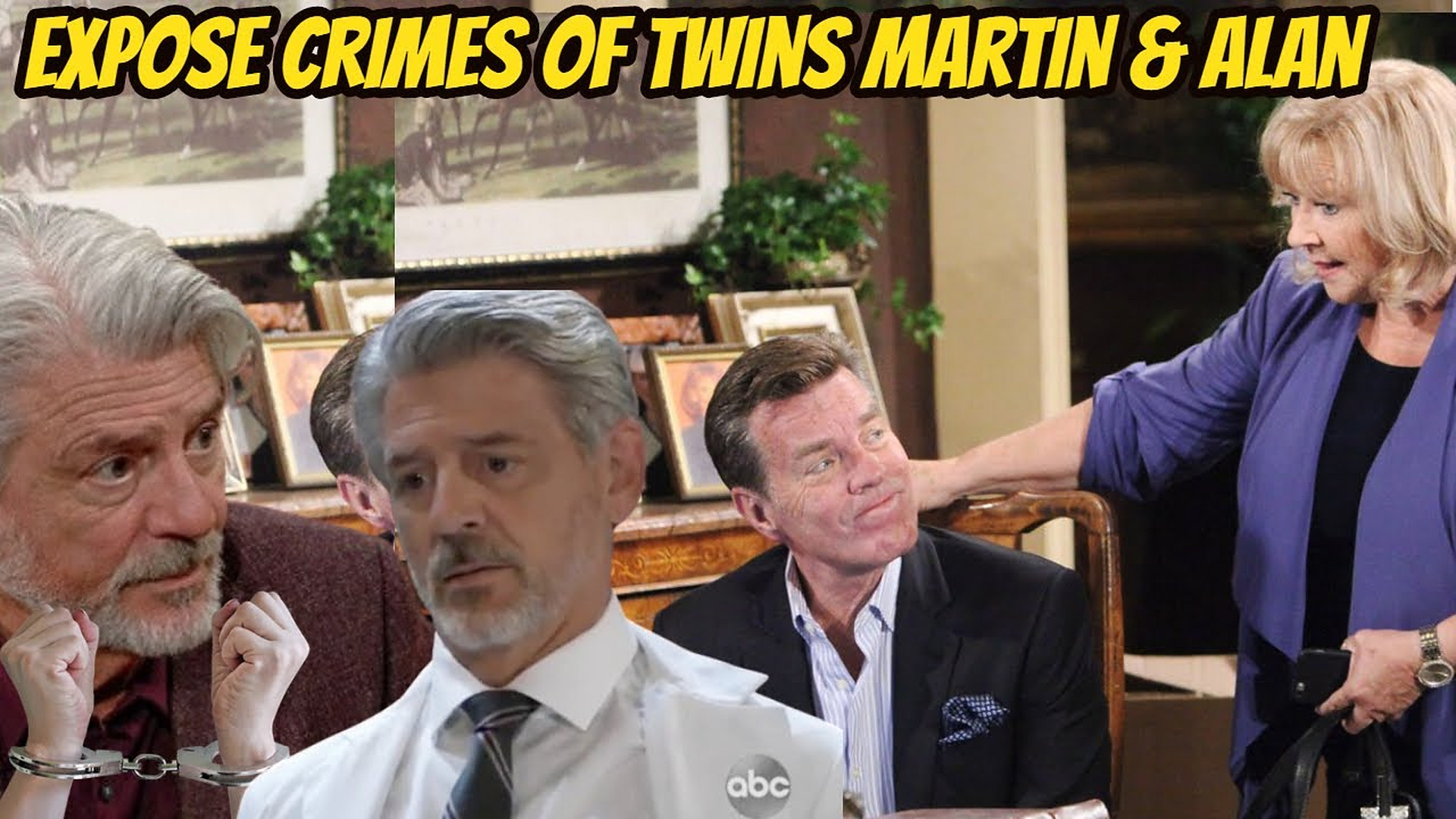 Jack and Traci secretly investigate, exposing all the crimes of twins Alan and Martin Y&R Spoilers