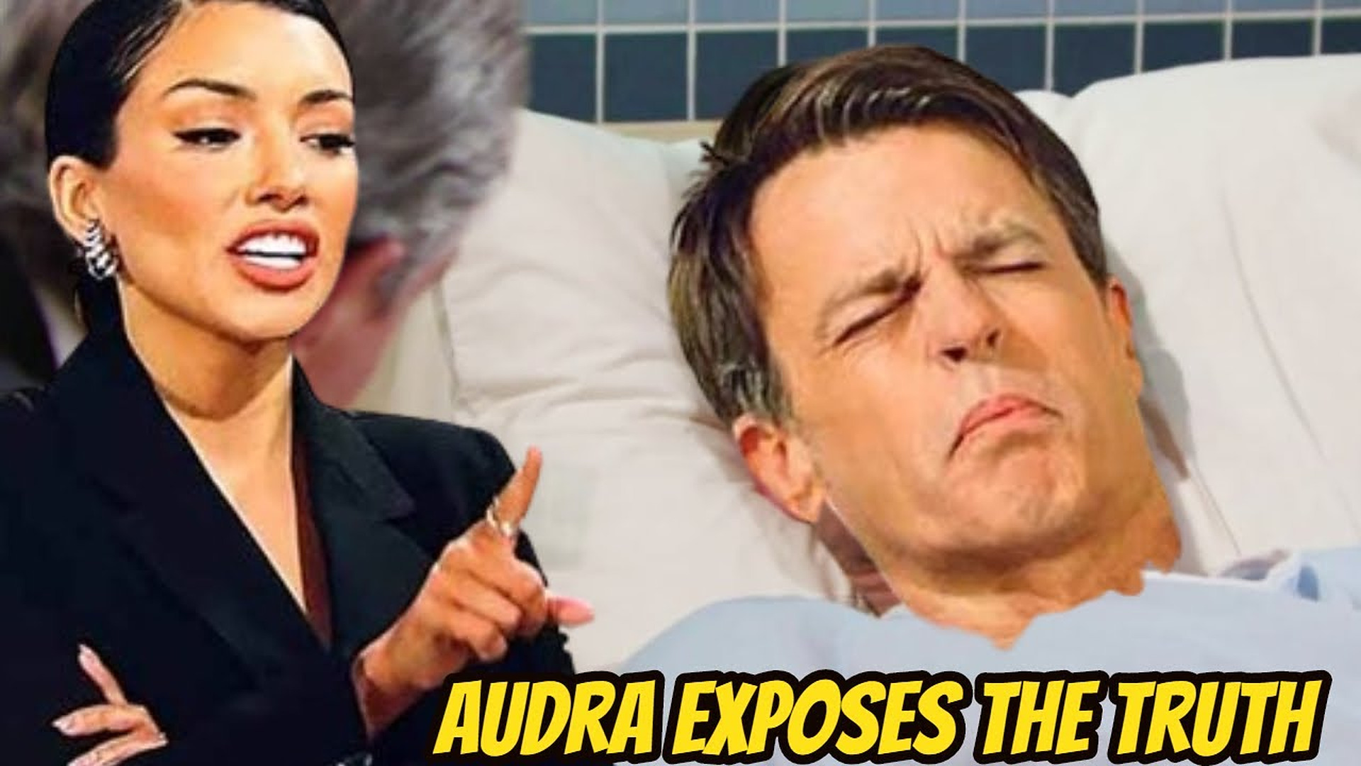 Audra Accuses Tucker Of Faking A Heart Attack Young And The Restless Spoilers Tuesday, June 18