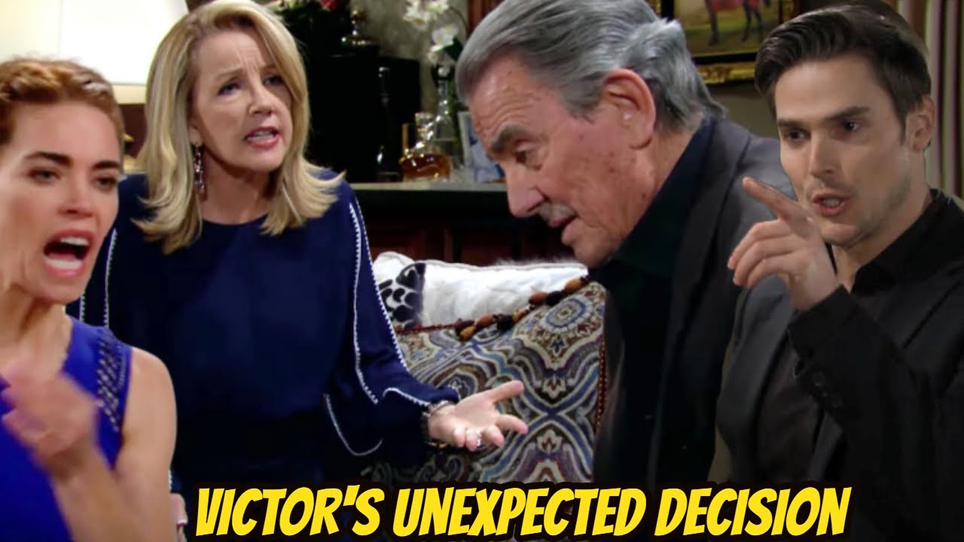 Newman falls into chaos when Victor makes an unexpected decision Young And The Restless Spoilers