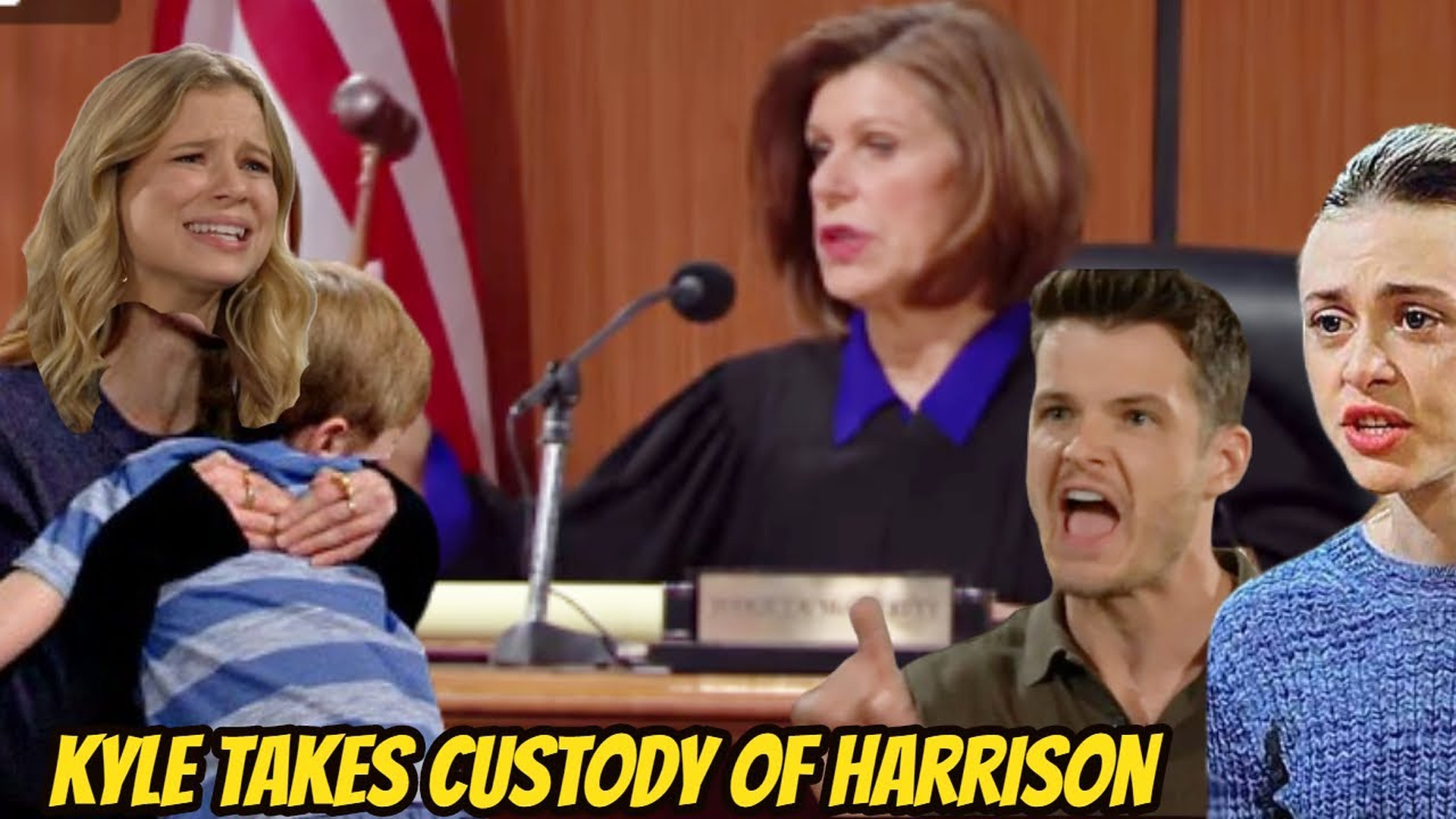 The trial is tense as Summer tries to gain custody of Harrison Young And The Restless Spoilers