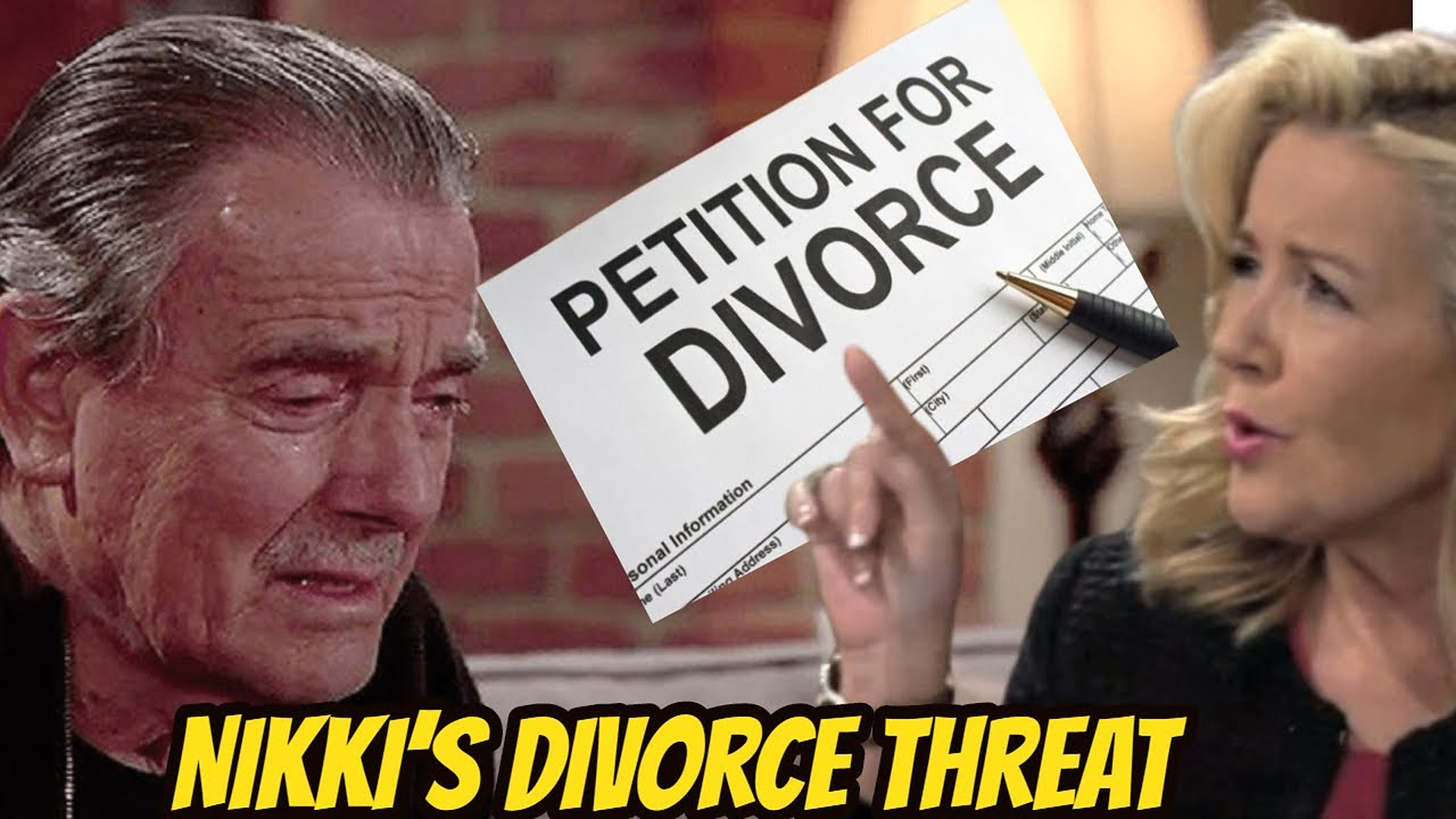 Nikki threatens to divorce Victor if he intends to harm Jack The Young And The Restless Spoilers