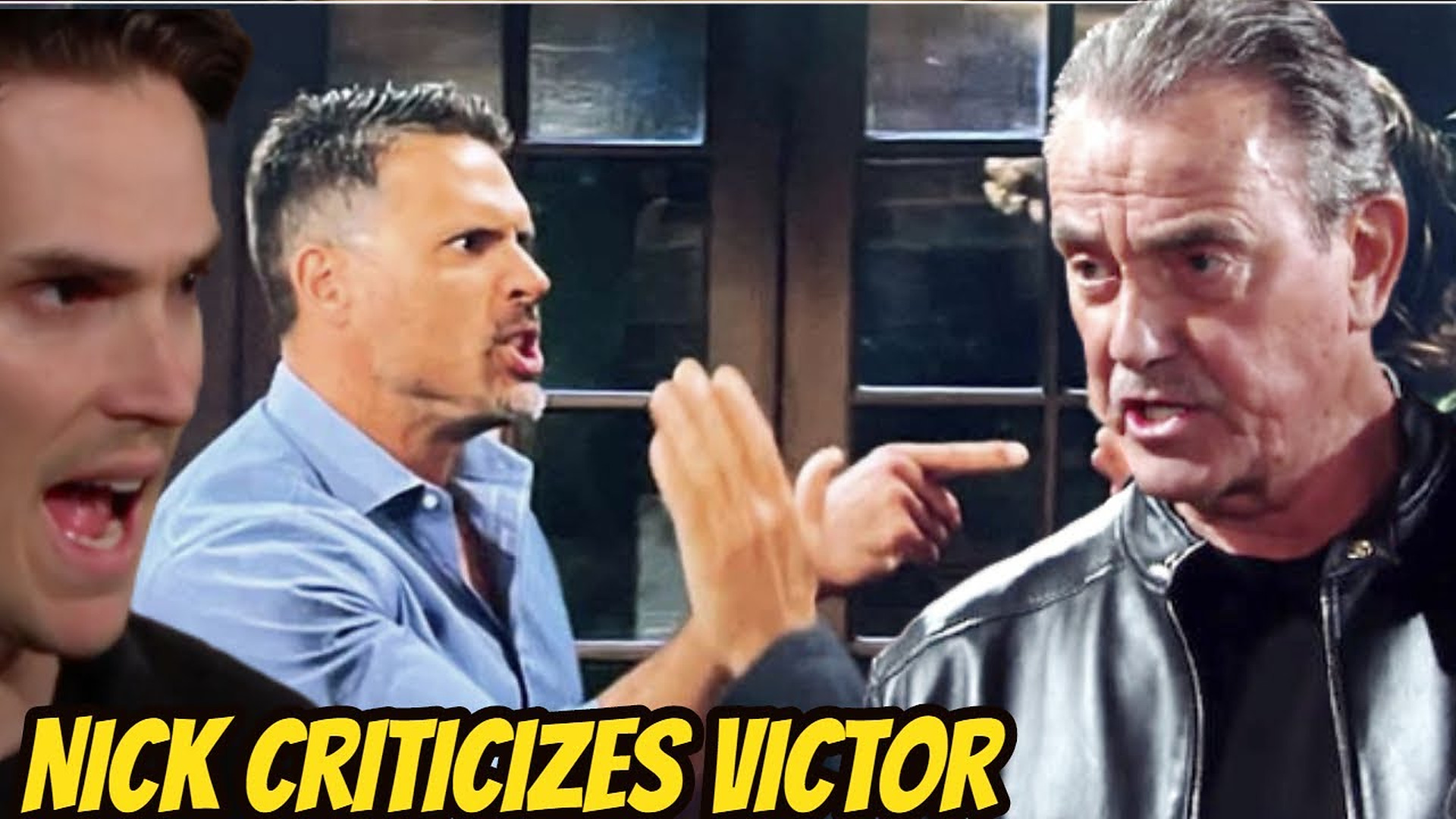 Nick angrily criticized Victor's crimes and defended Adam The Young And The Restless Spoilers