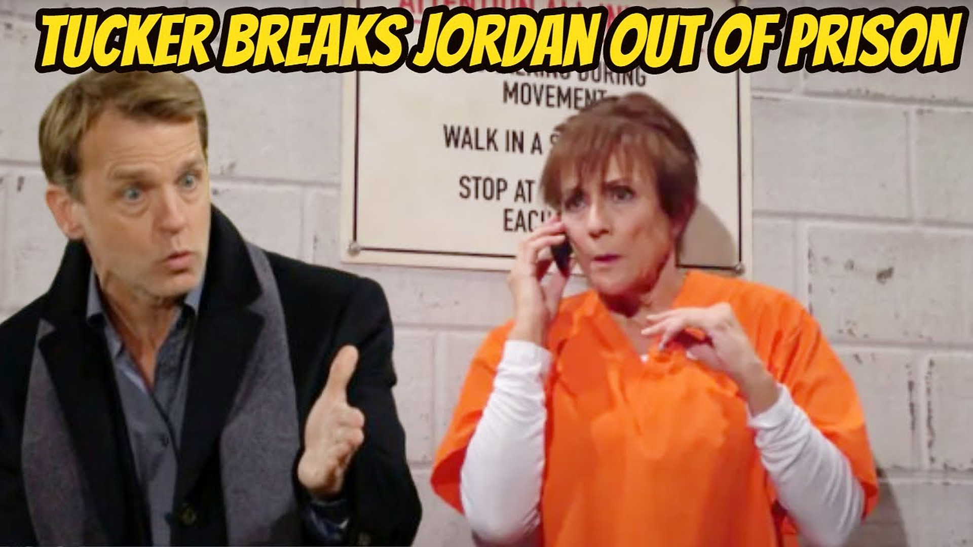 Tucker breaks Jordan out of prison, planning revenge on Victor Young And The Restless Spoilers
