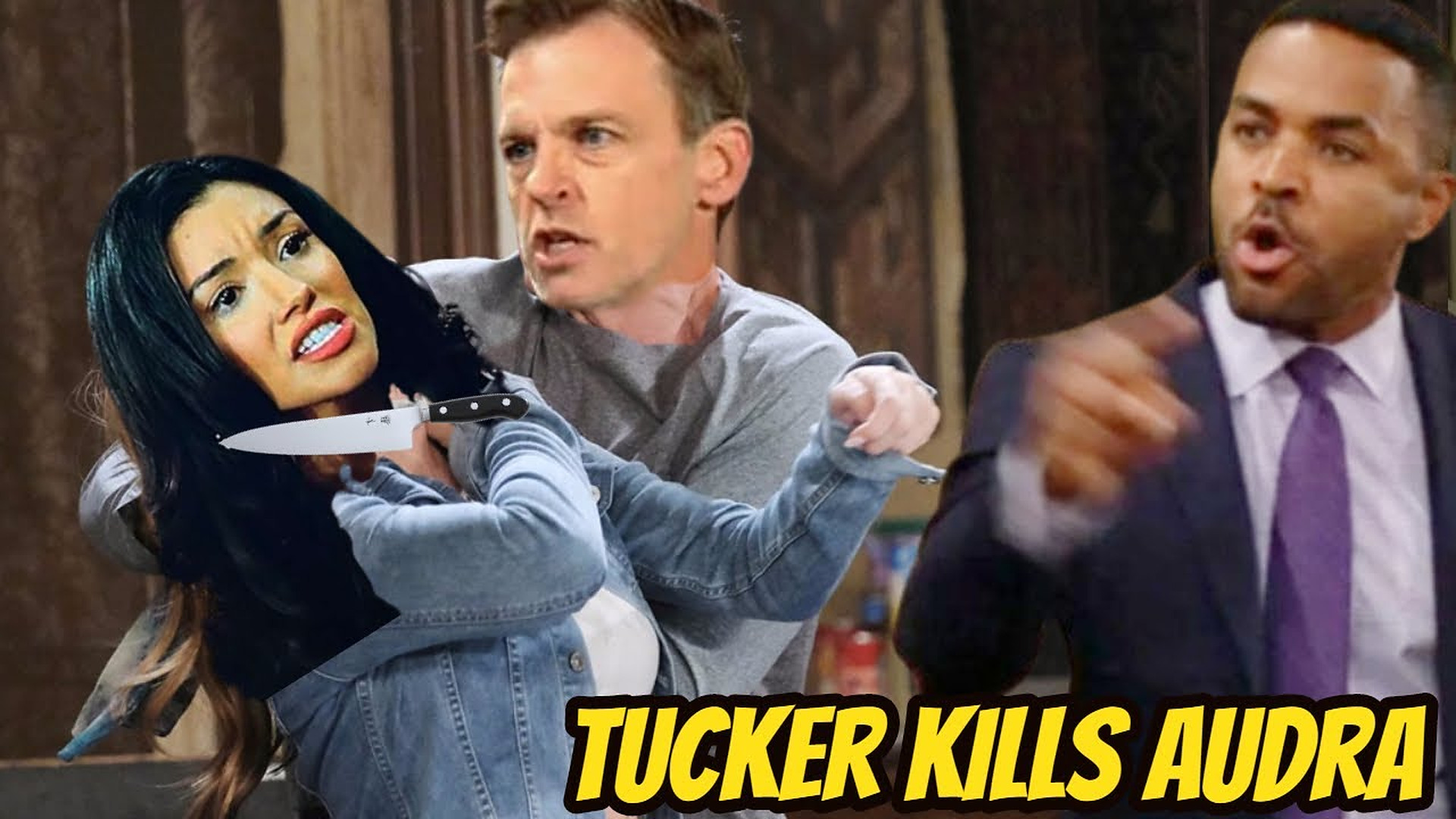Tucker tried to kill Audra when he discovered she intended to betray her Y&R Spoilers Breaking New