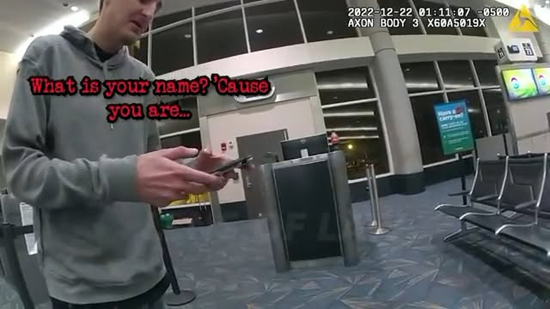 H2410041_Drunk Man Meets Karma After Punching Airport Police. | Badge Frontier Report